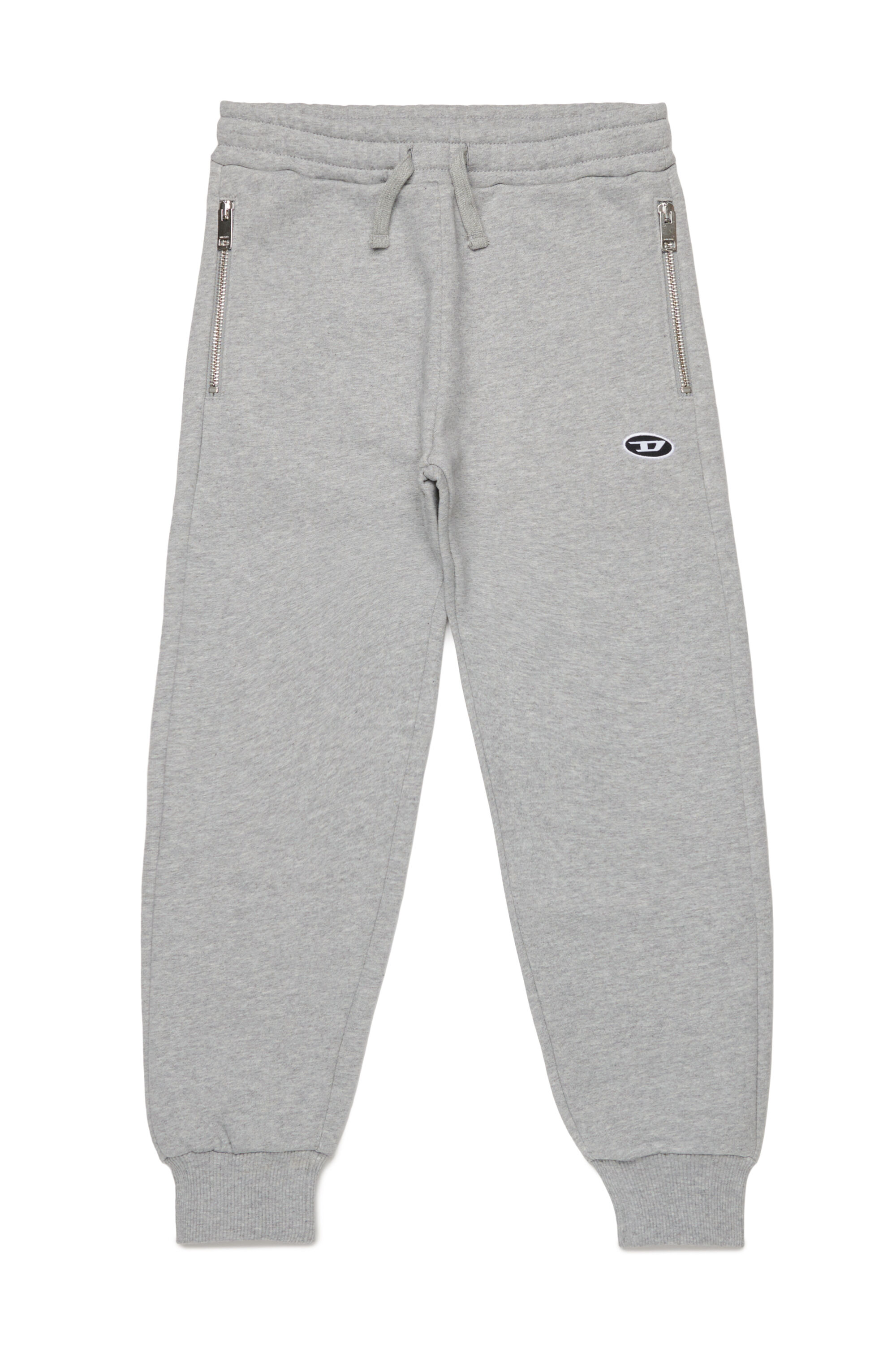 Diesel - PTARYDOVALZIPPJ, Male's Sweatpants with zip pockets in Grey - 1