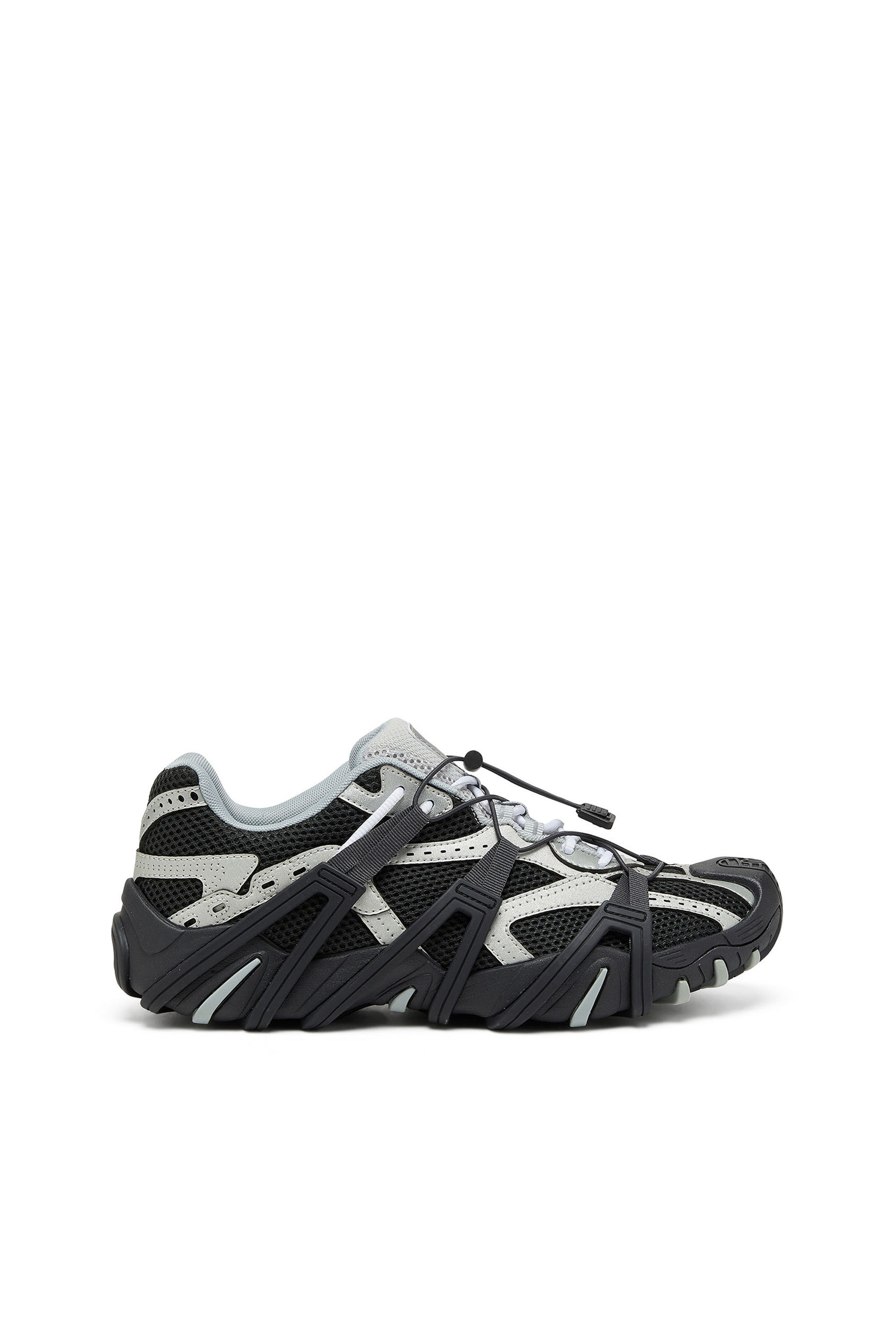 Diesel - S-PROTOTYPE CR LACE X, S-Prototype Cr-Sneakers en mesh et PU avec double laçage Homme in Polychrome - 1