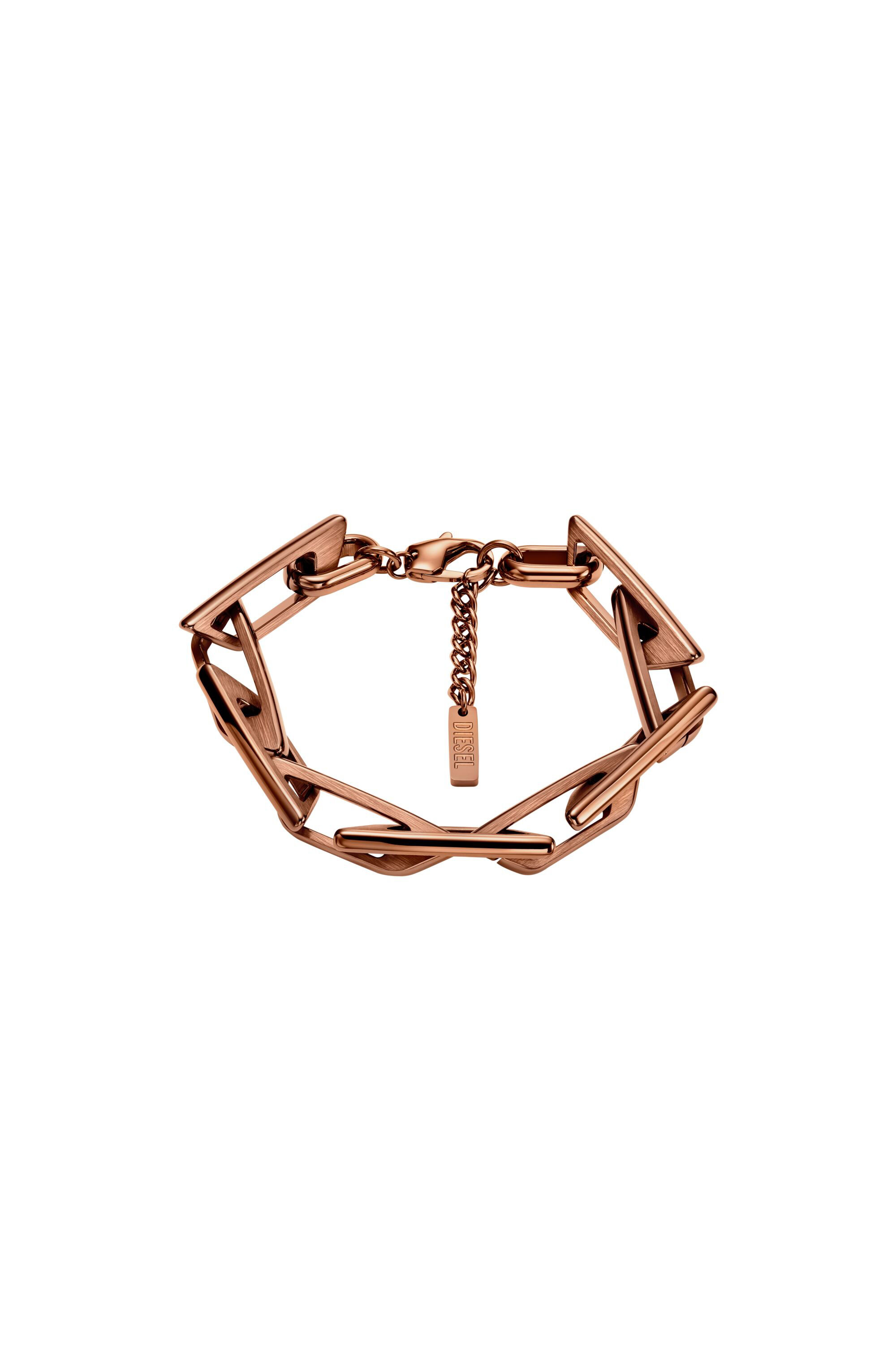 Women's Stainless steel chain bracelet | Brown | Diesel