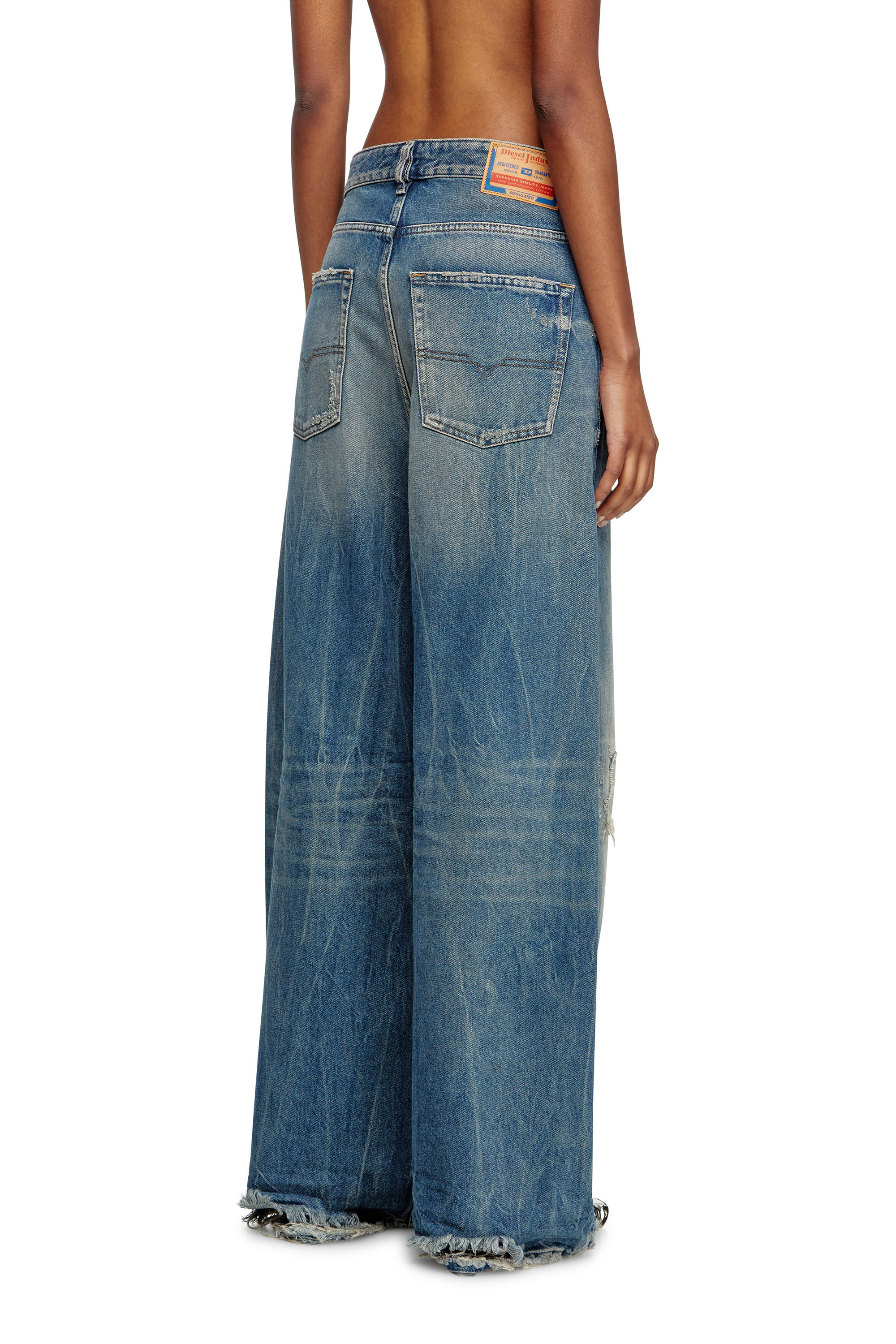Women's Relaxed Jeans | Medium blue | Diesel 1996 D-Sire