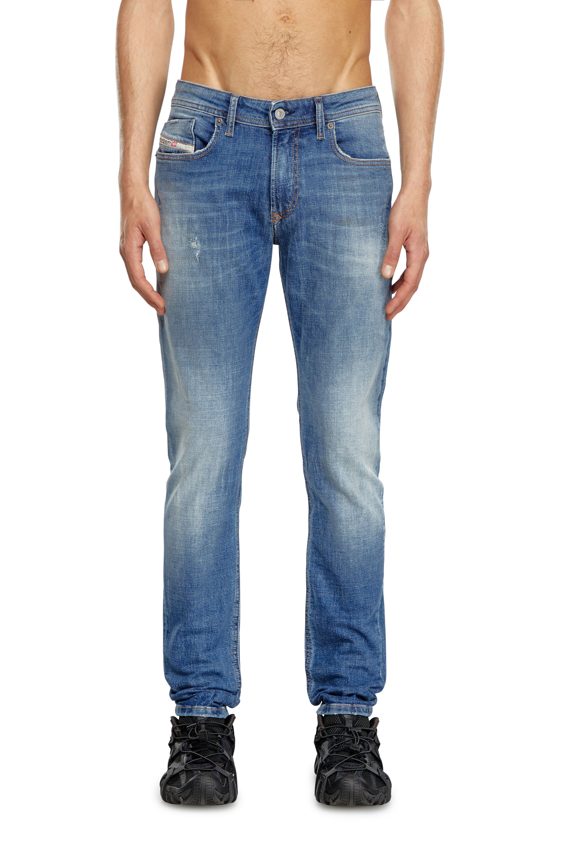 Diesel - Male's Skinny Jeans 1979 Sleenker 0GRDF, Medium Blue - 3