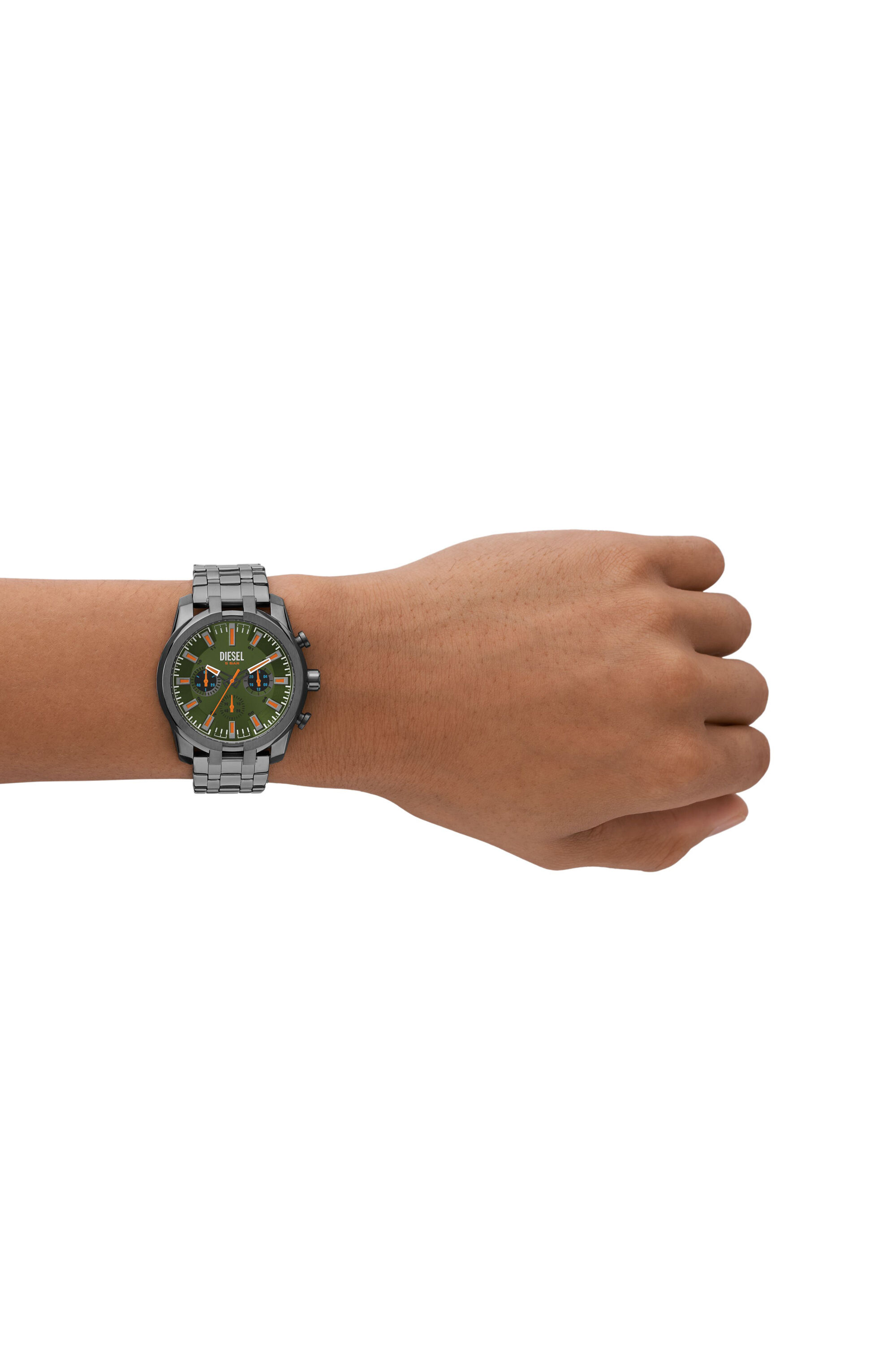 Diesel - DZ4624, Male's Split Gunmetal Stainless Steel Watch in Dark Grey - 4
