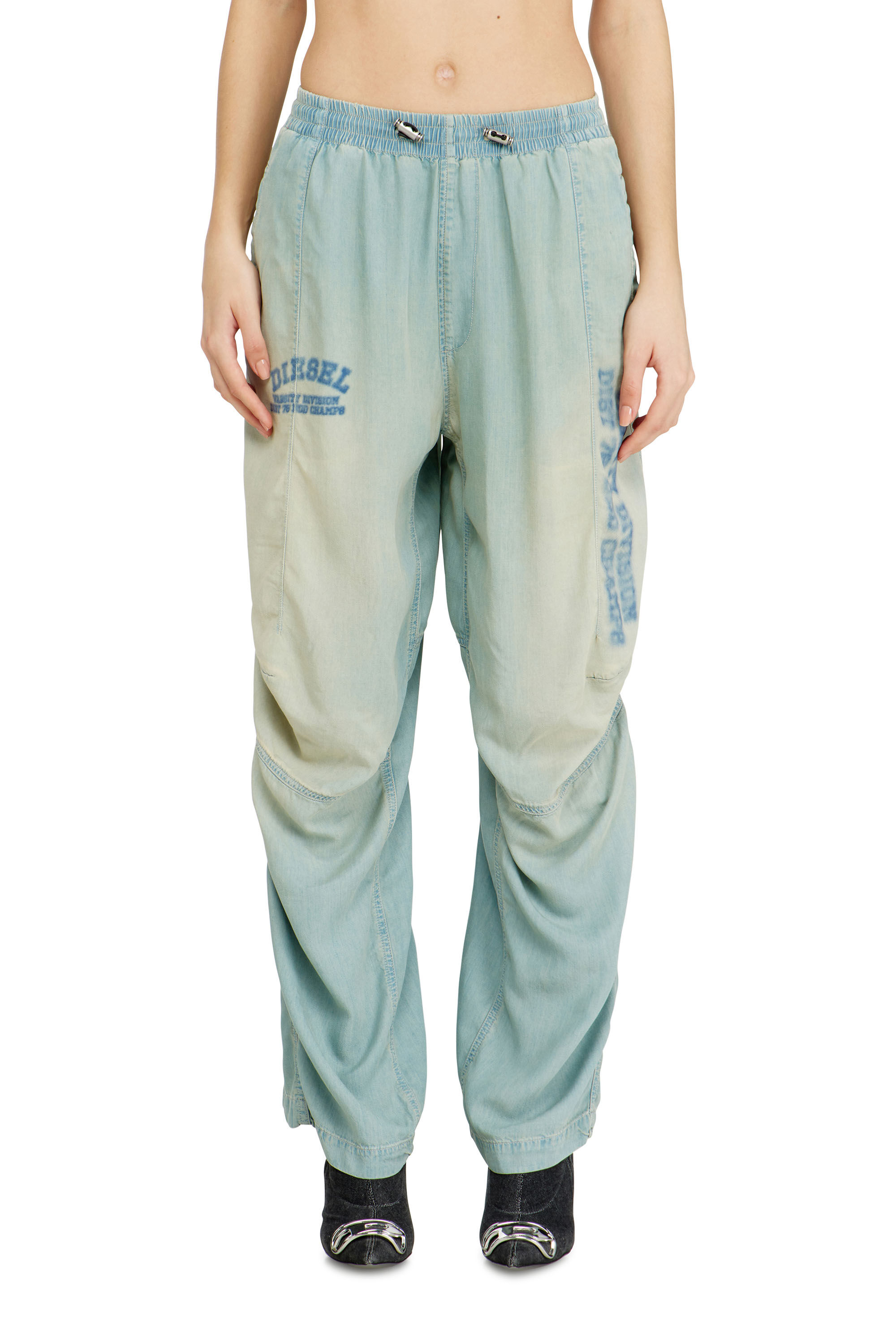 Women's Relaxed Jeans | Light Blue | Diesel D-Pari