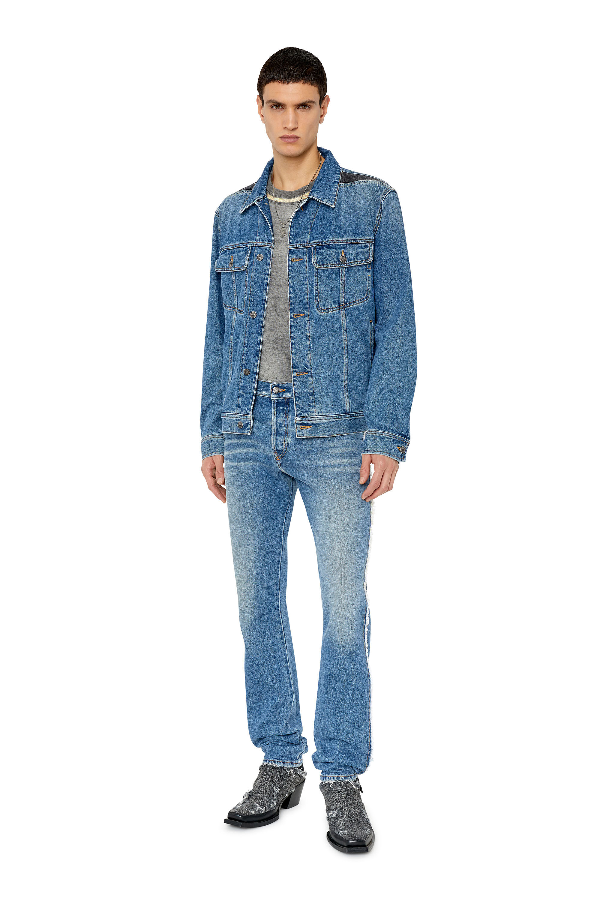 Diesel - Straight Jeans 1995 D-Sark 09F20, Straight Jeans - 1995 D-Sark Homme in Bleu - 1