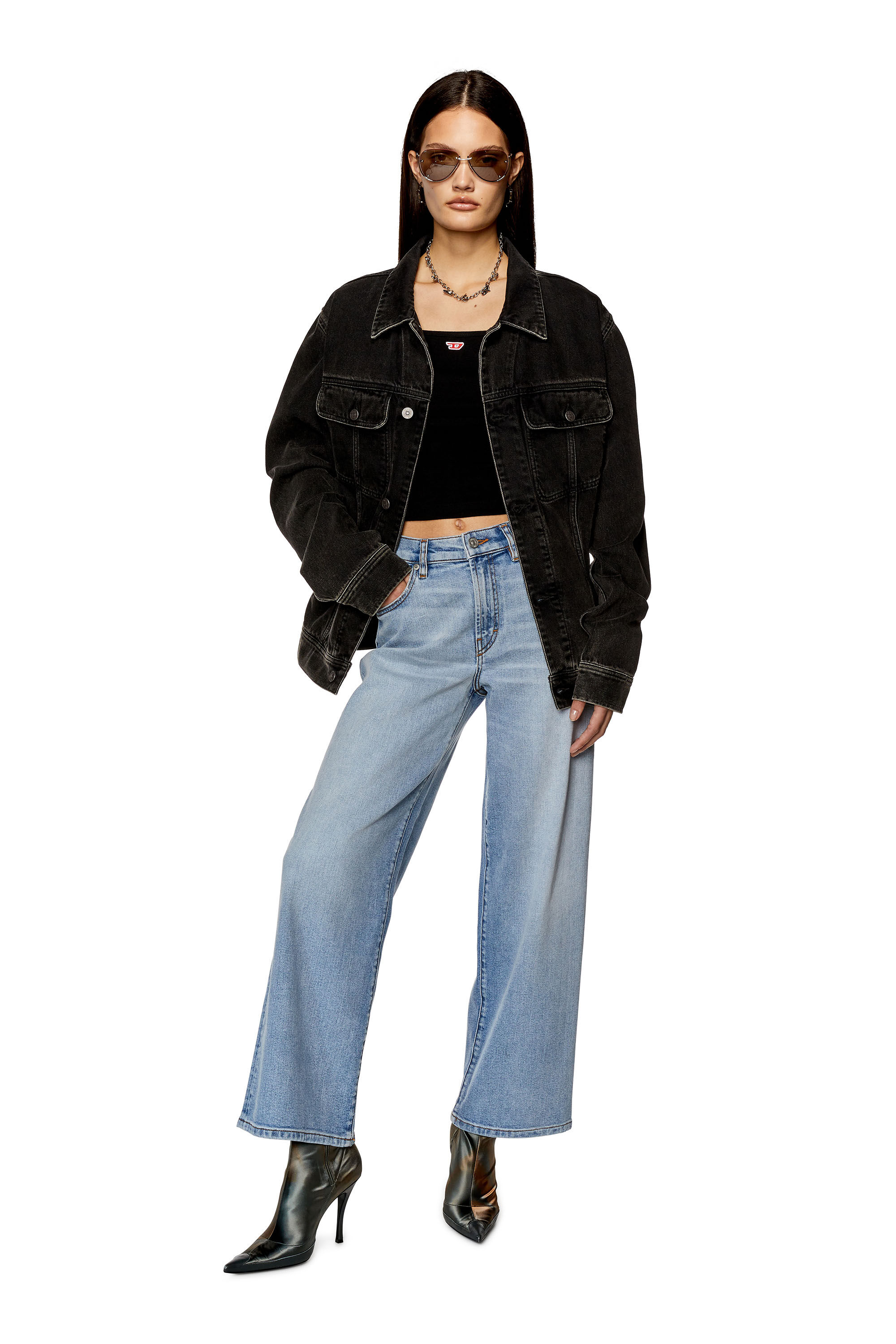 Women's Bootcut and Flare Jeans | Light Blue | Diesel 2000 Widee