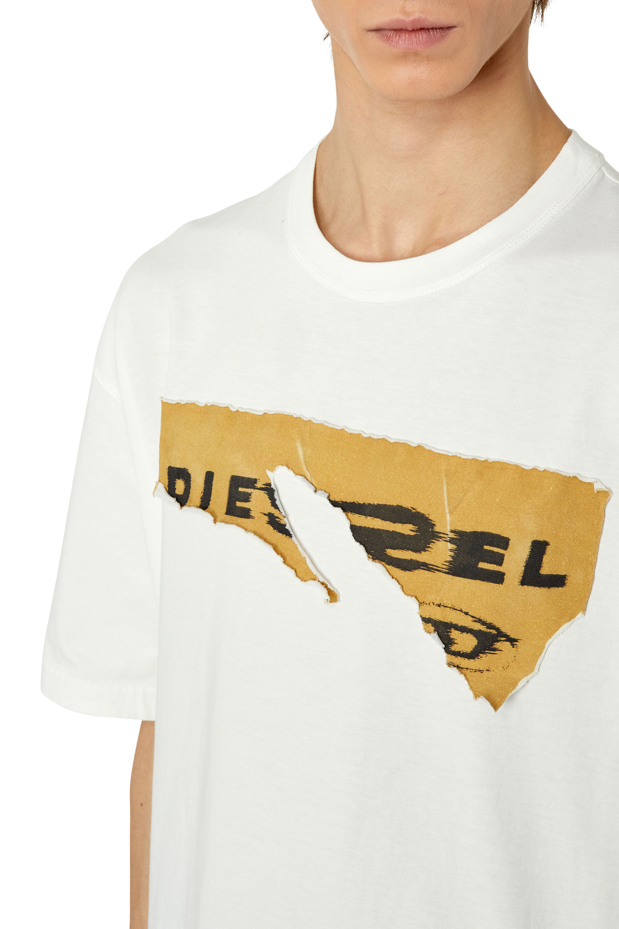 T-WASH-POFF Man: T-shirt with peel-off patches | Diesel