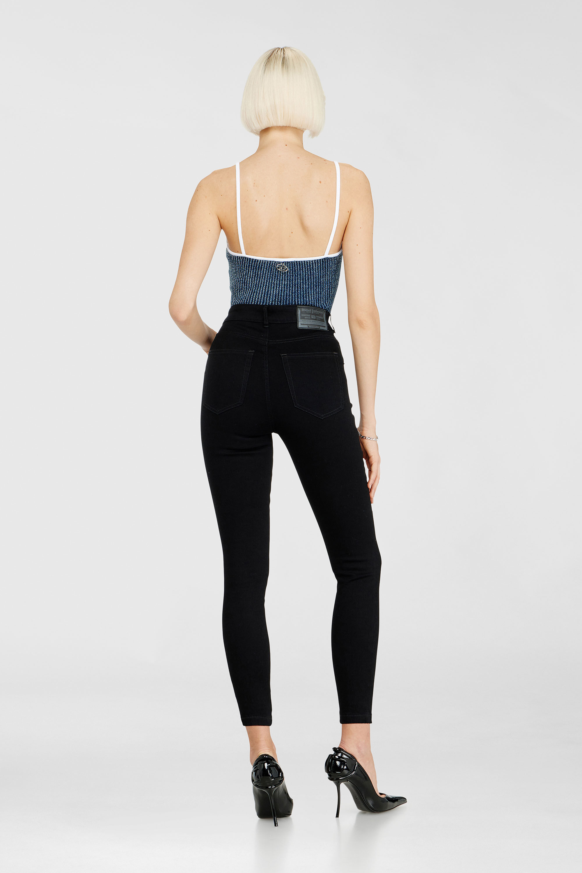 DIESEL skinny denim ダークウェア V系 平成 y2k Black Skinny Jeans for Women | Diesel® US