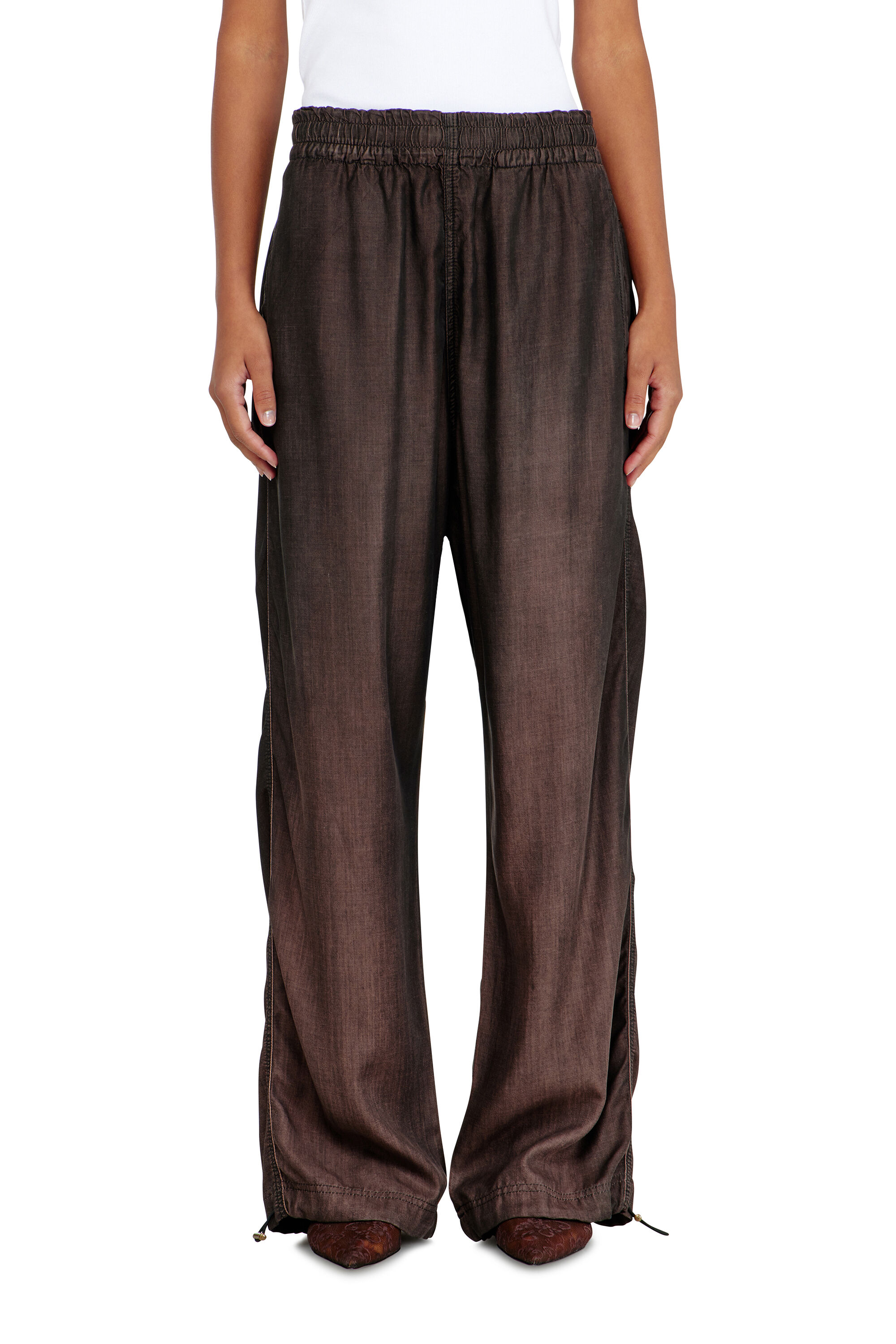 Diesel - Relaxed Jeans D-Roder 068YF Unisex, Caf&eacute; - 4