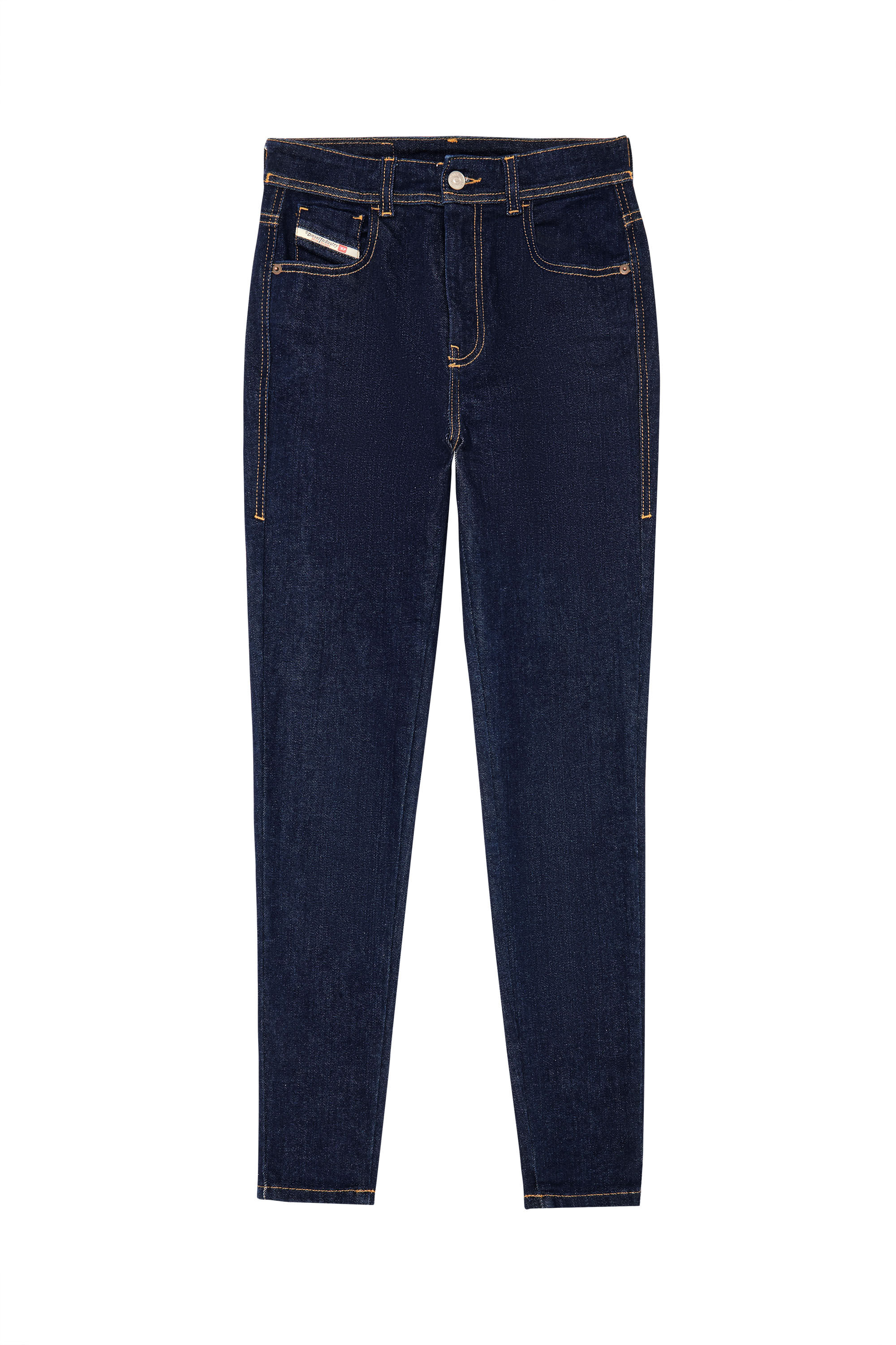 Diesel - Skinny Jeans 1984 Slandy-High Z9C18 Femme, Bleu Foncé - Image 2