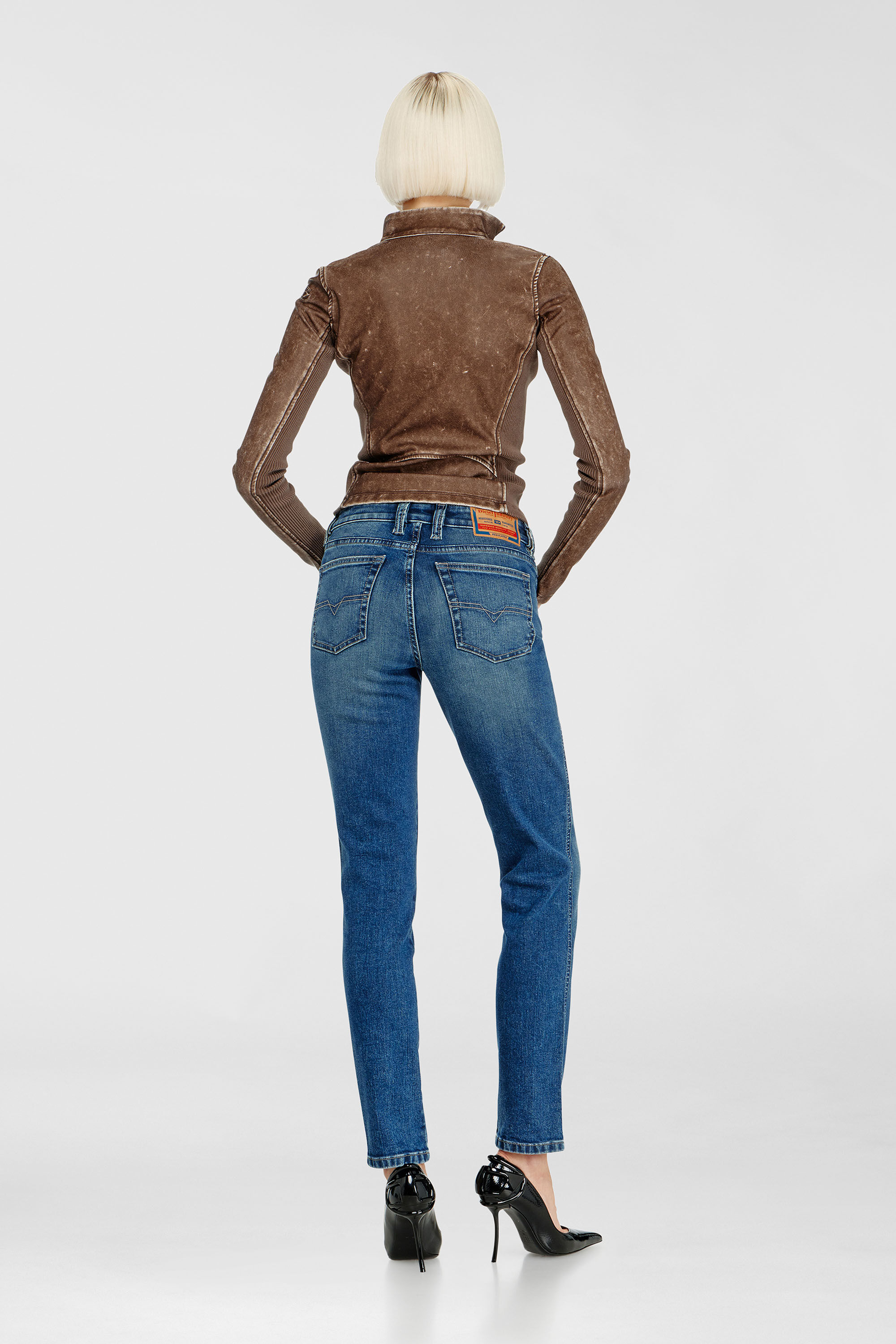 Women's Slim Jeans | Low Waist 1992 D-Jiann | Medium blue | Diesel US