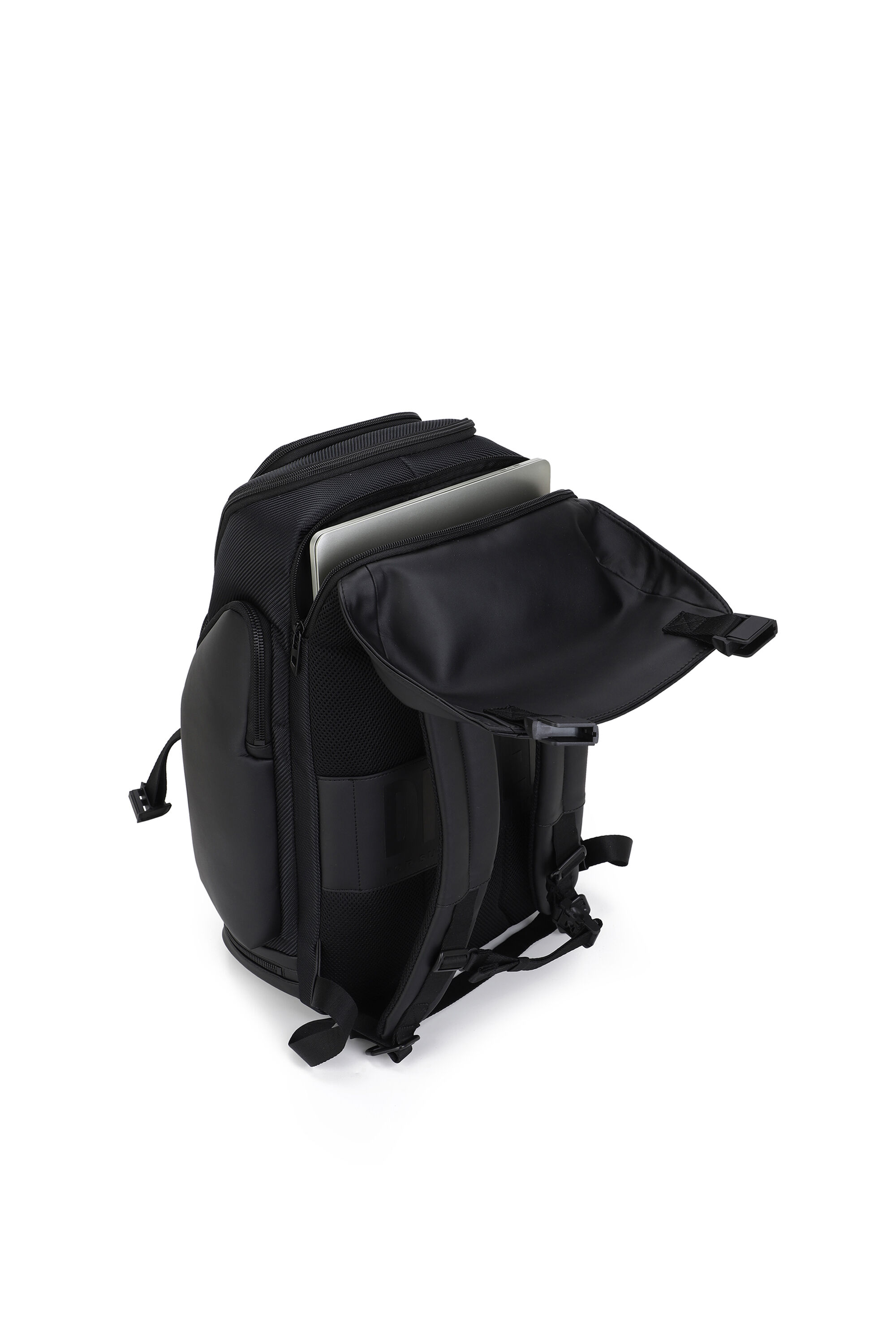 Diesel - DIESEL CARBON FIBER BACKPACK-BLACK  DSB0, Sac &agrave; dos business fonctionnel Mixte in Noir - 6