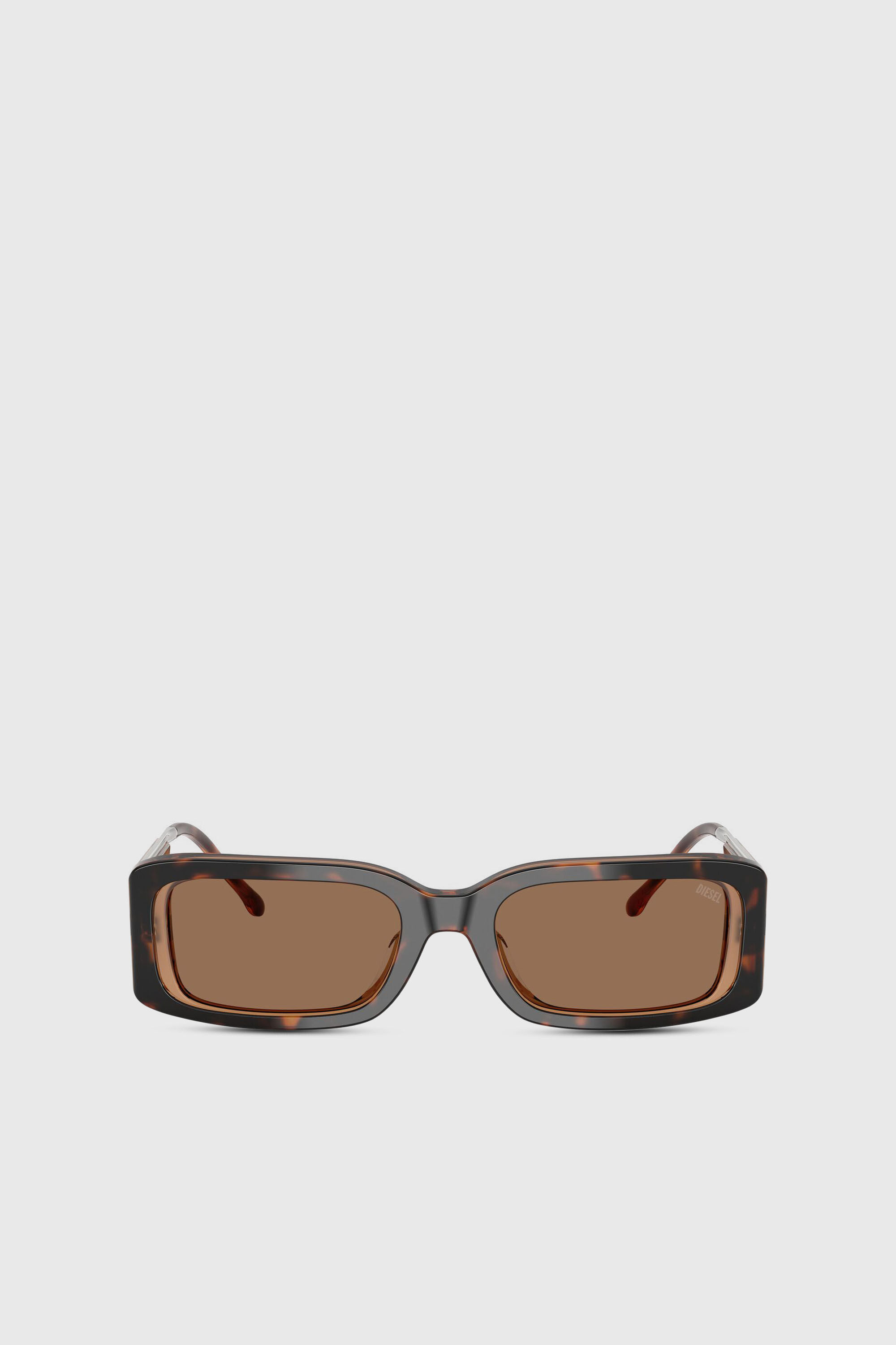 Diesel - 0DL2017U, Gafas de sol rectangulares Unisex in Marr&oacute;n - 1