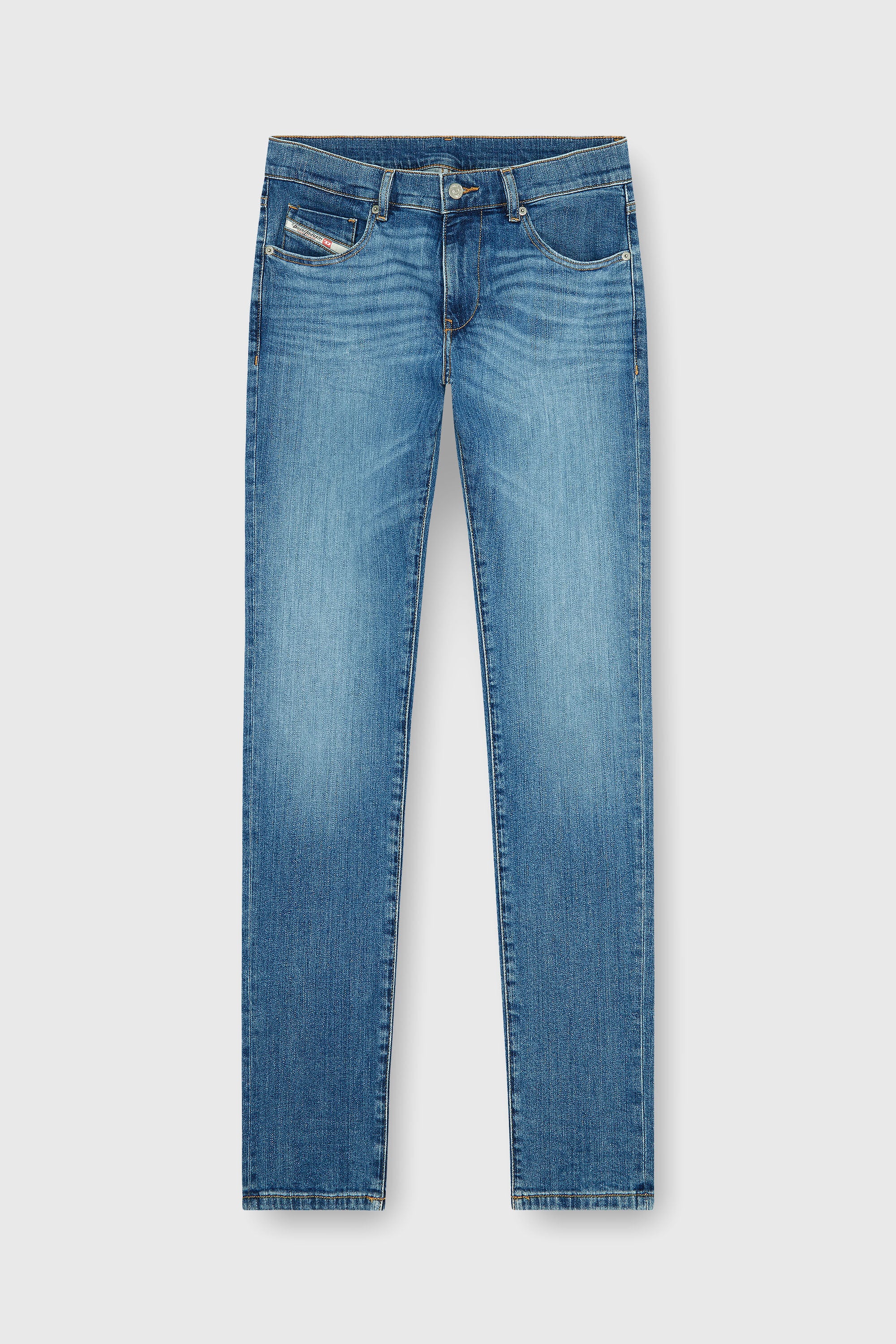 Diesel - Slim Jeans 2019 D-Strukt 0KIAL Homme, Bleu Clair - Image 6