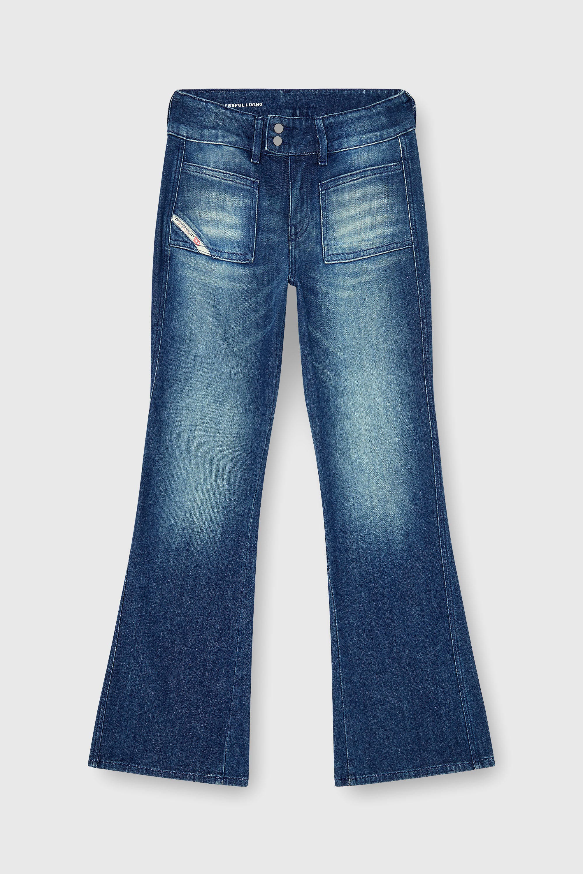 Women's Bootcut Jeans | Low Waist D-Hush | Dark Blue | Diesel US
