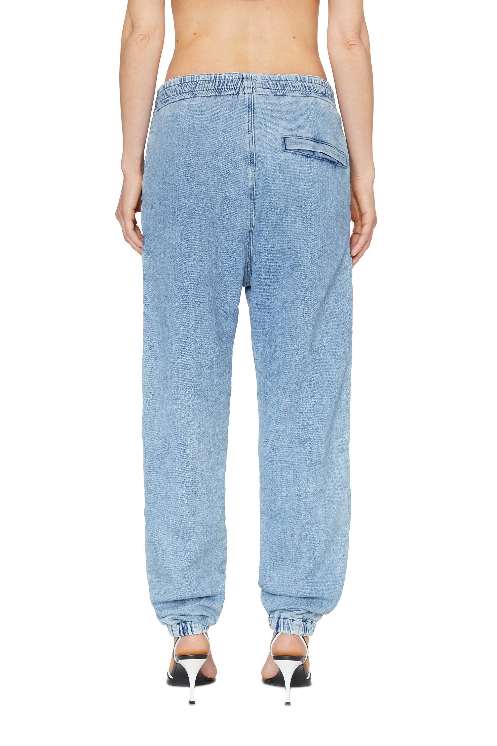 Diesel - Female's Tapered D-Lab Track Denim 09D01, Light Blue - 5