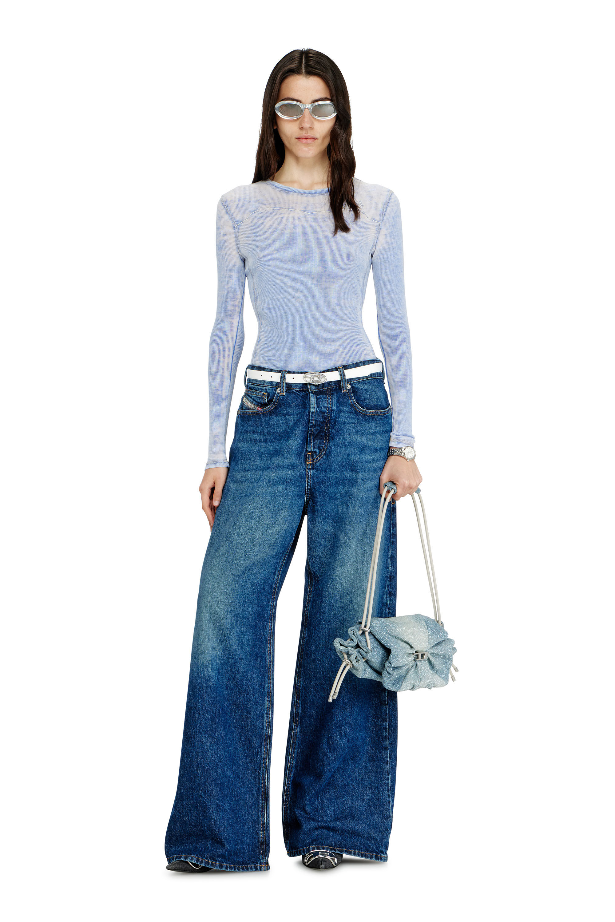 Women's Relaxed Jeans | Dark Blue | Diesel 1996 D-Sire