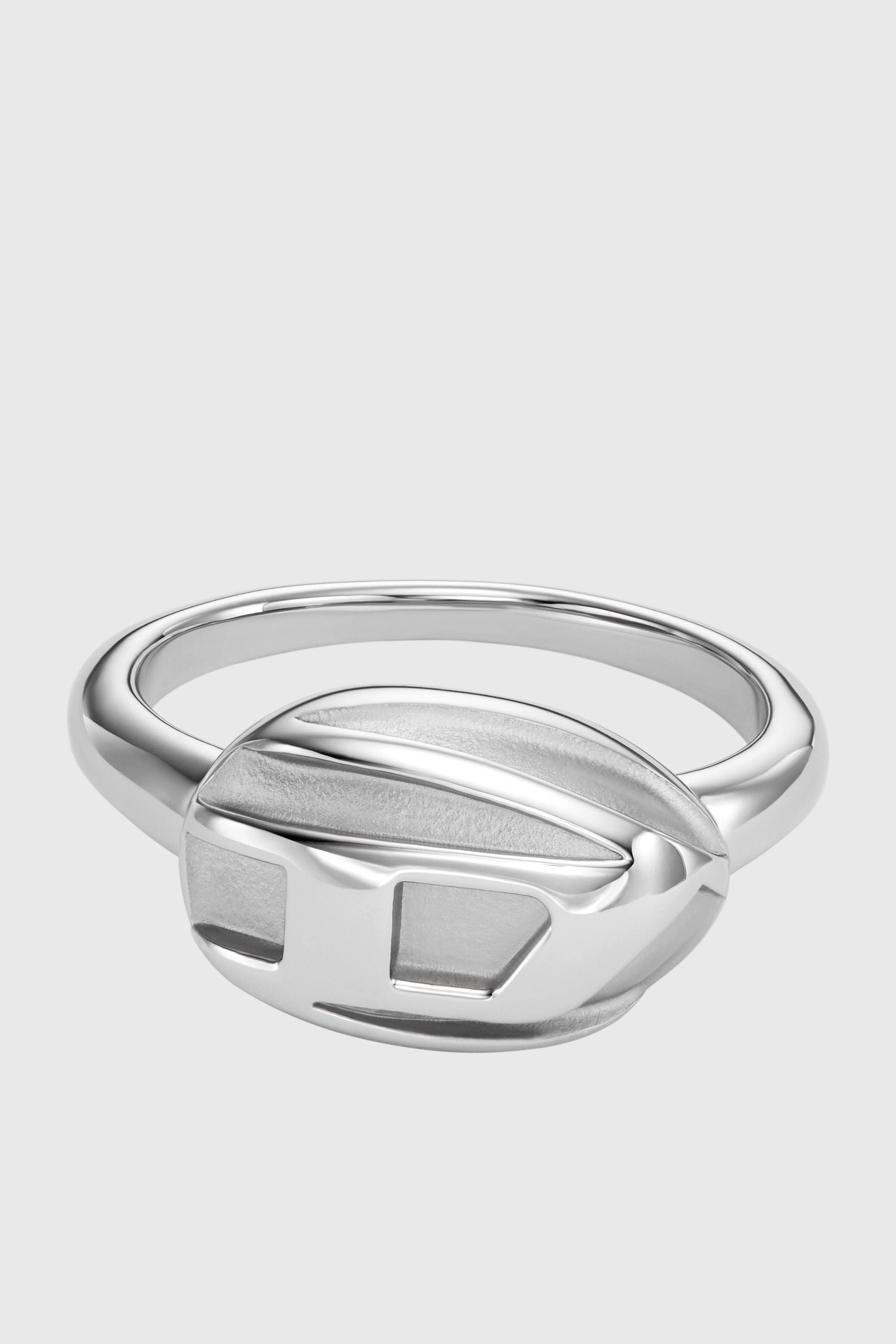 Diesel - DX1485, Anillo de acero inoxidable Hombre in Plateado - 2