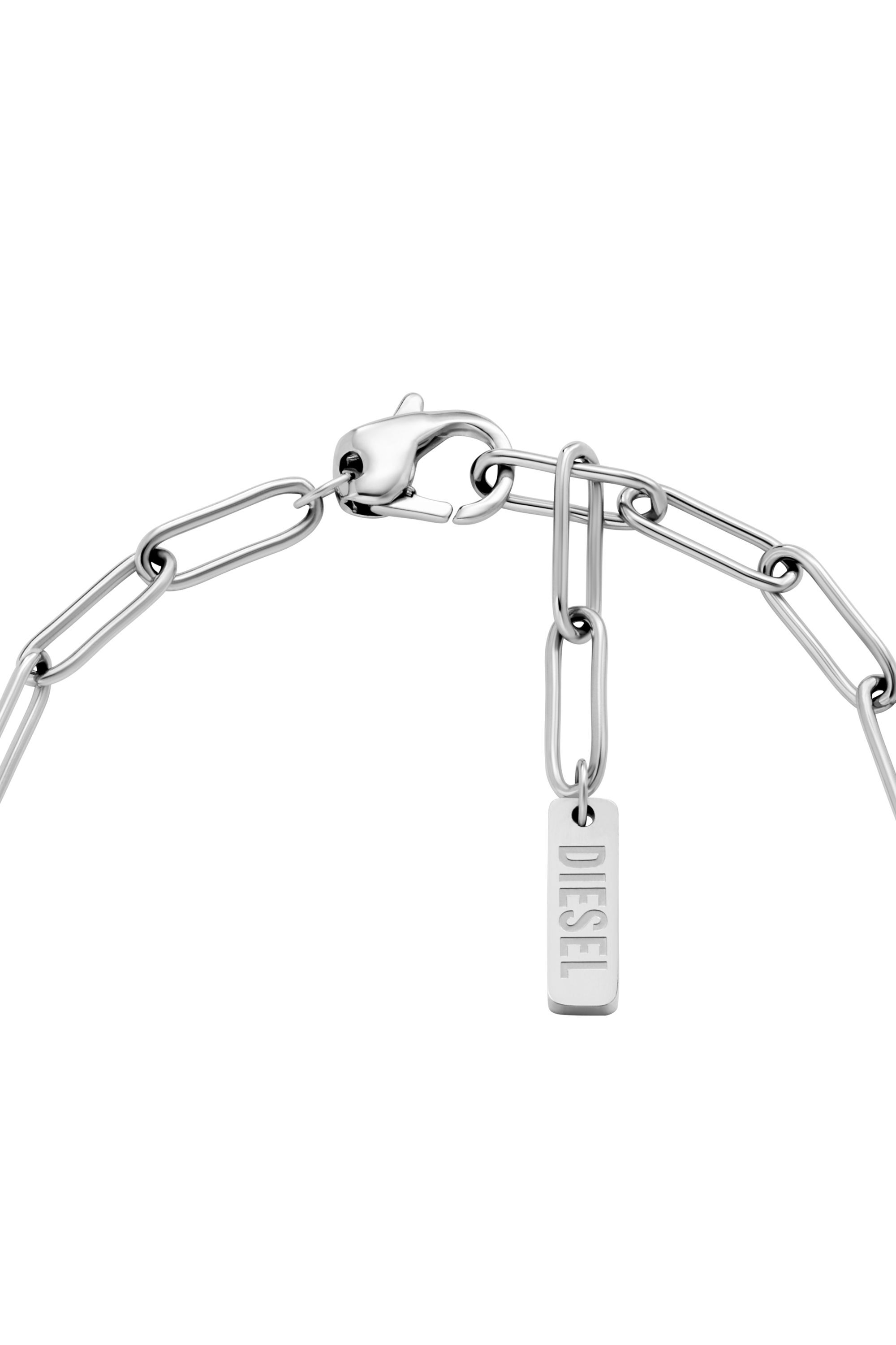 Women's Stainless Steel Charm Bracelet | Silver | Diesel