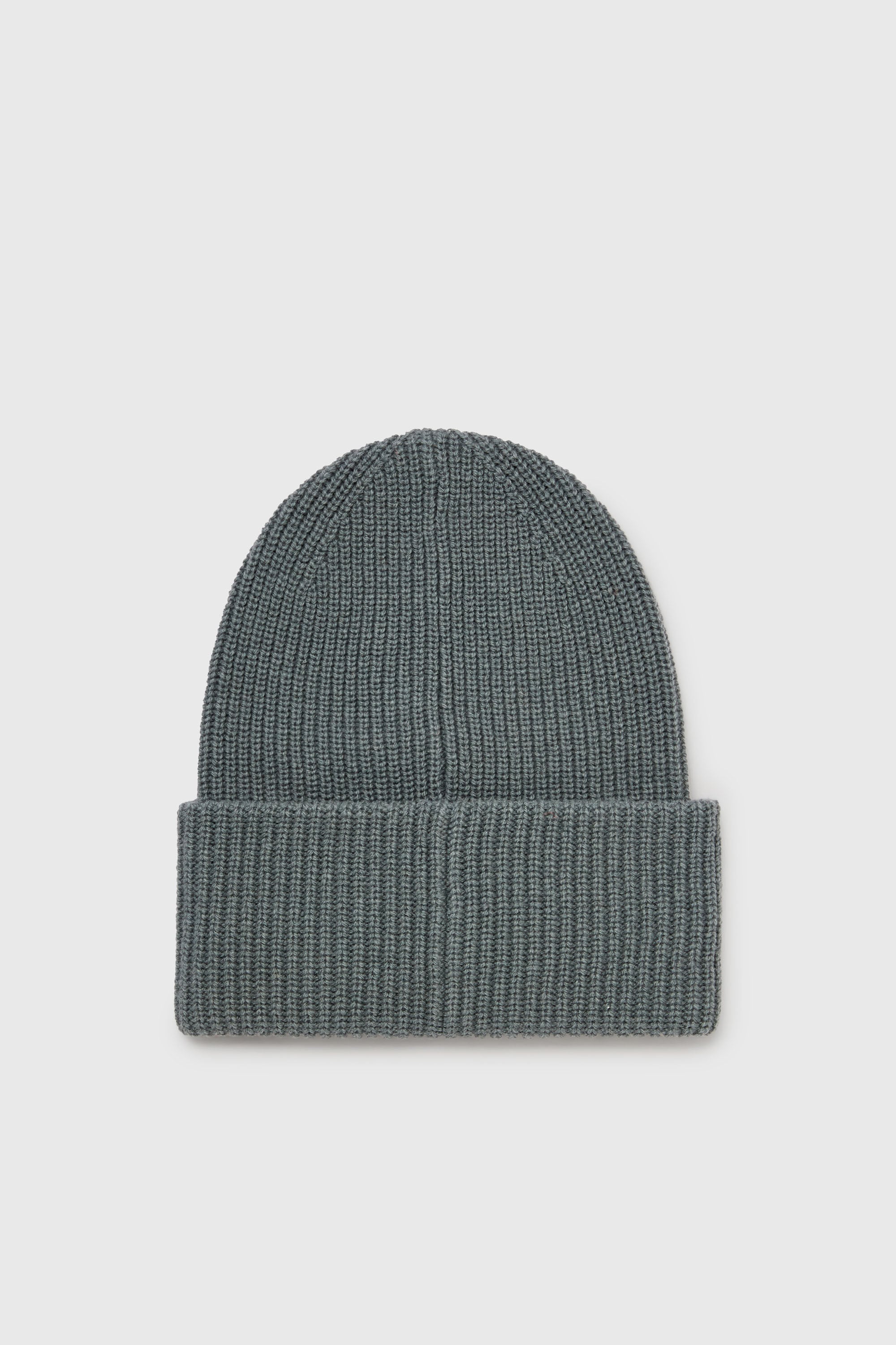 Diesel - K-PHAT, Unisex's Wool beanie with logo patches in Grey - 2