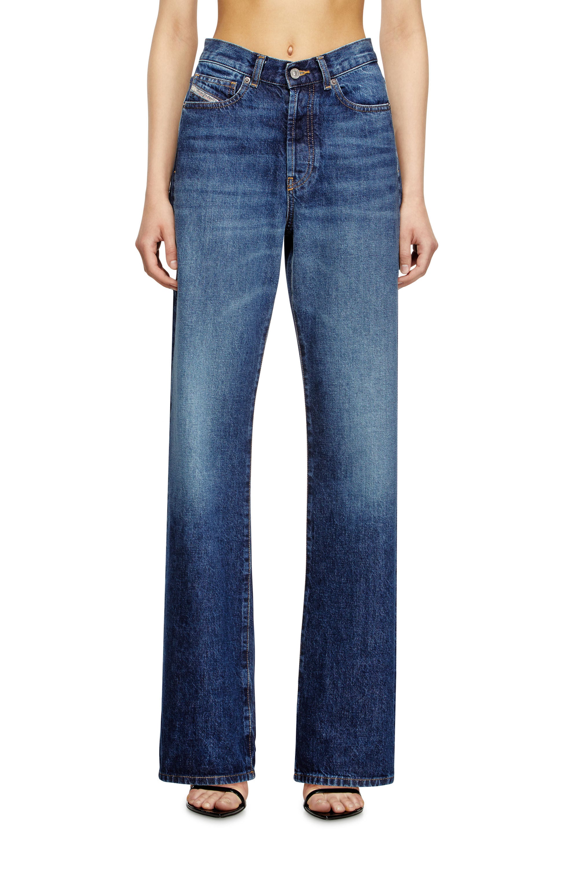 Women's High-Waist Straight Leg Jeans | Diesel®