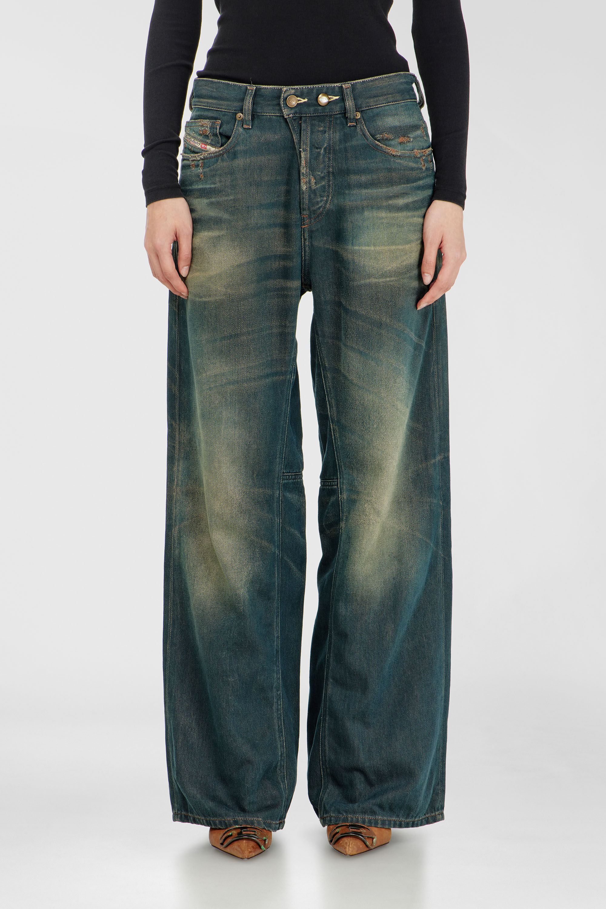 Women's Relaxed Jeans | Low Waist 1996 D-Sire | Dark Blue | Diesel US