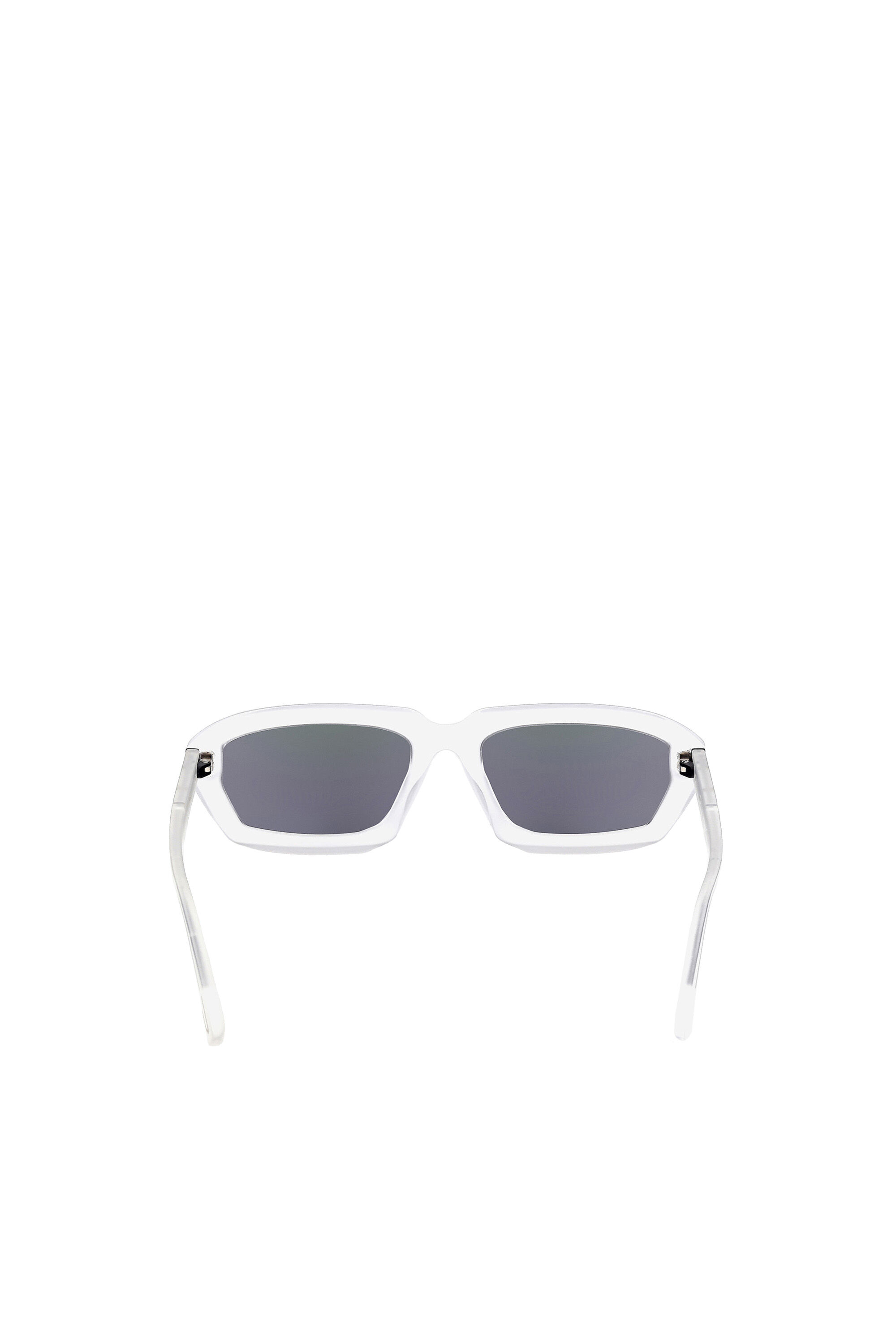 Diesel - DL0347, Unisex's Bold volumes and clean-cut sunglasses in White - 3