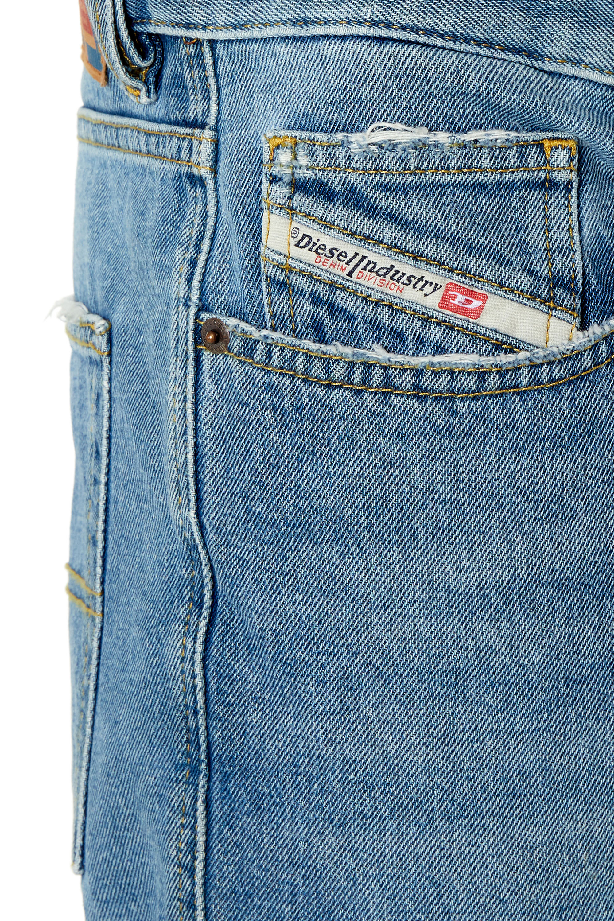 Diesel - REGULAR-SHORT, Male's Denim shorts in Light Blue - 4