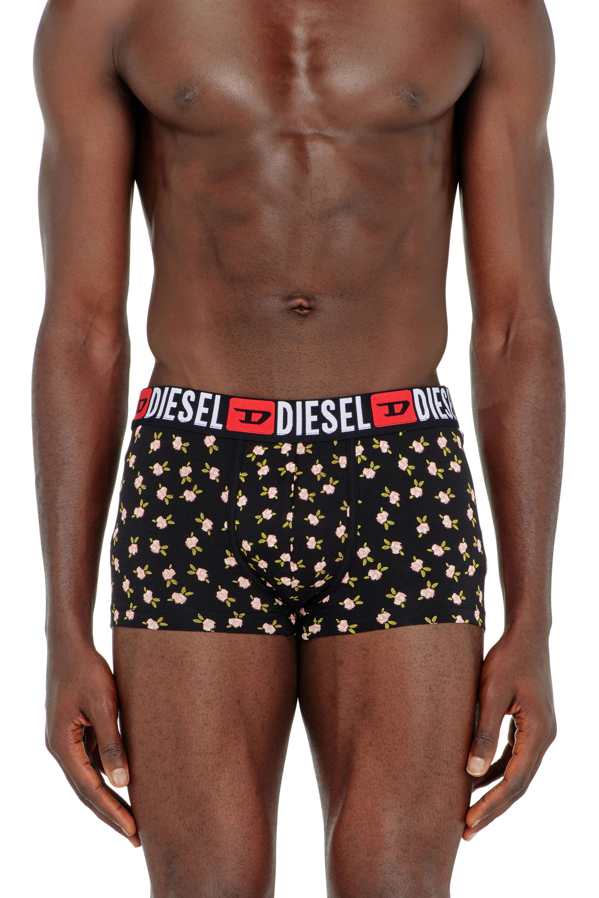 Diesel - UMBX-DAMIENTHREEPACK, Man's Three-pack of stretch cotton trunks with floral print in null - 1