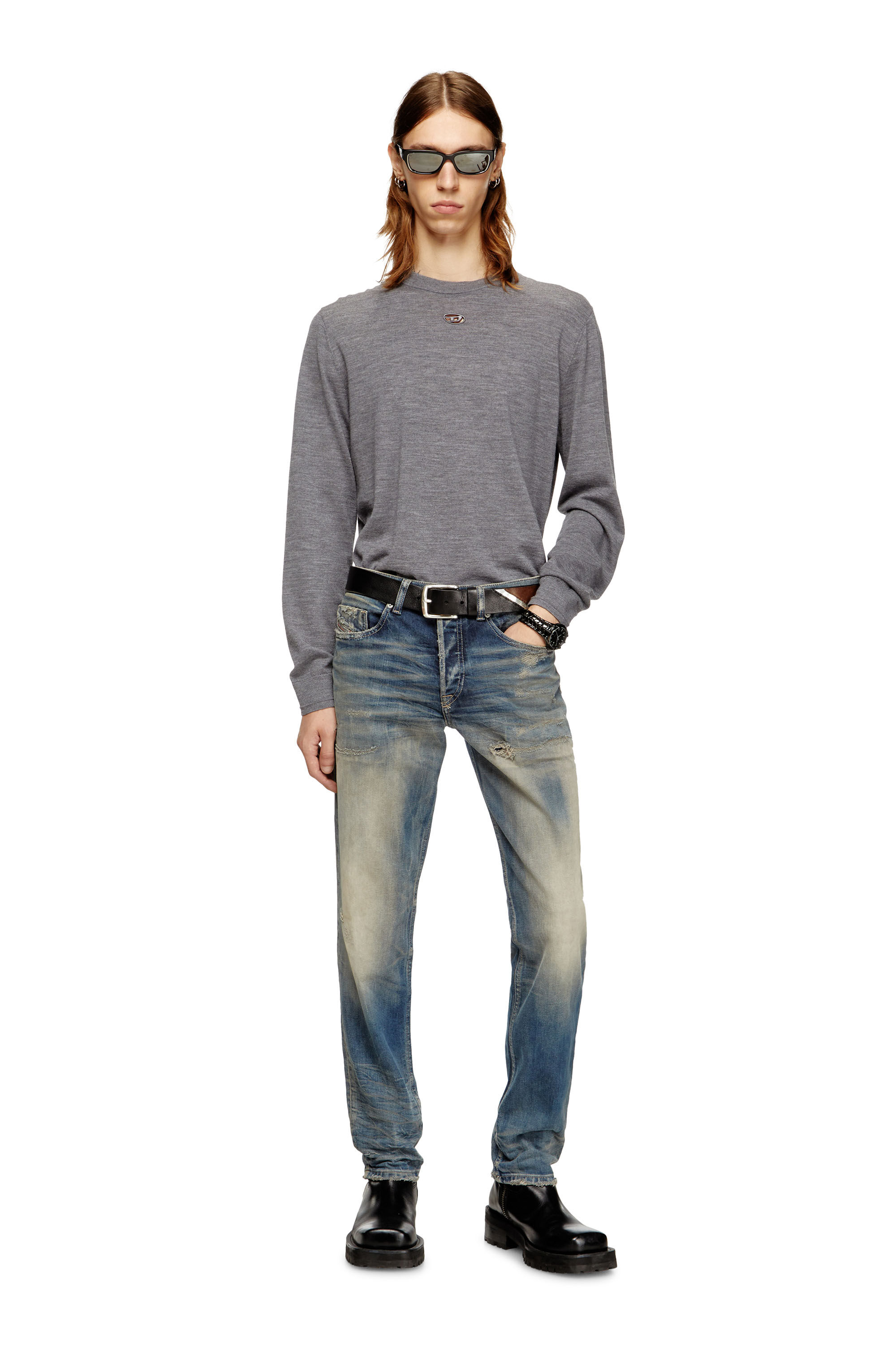 Diesel - Male's Regular Jeans 2023 D-Finitive 09M18, Medium Blue - 1