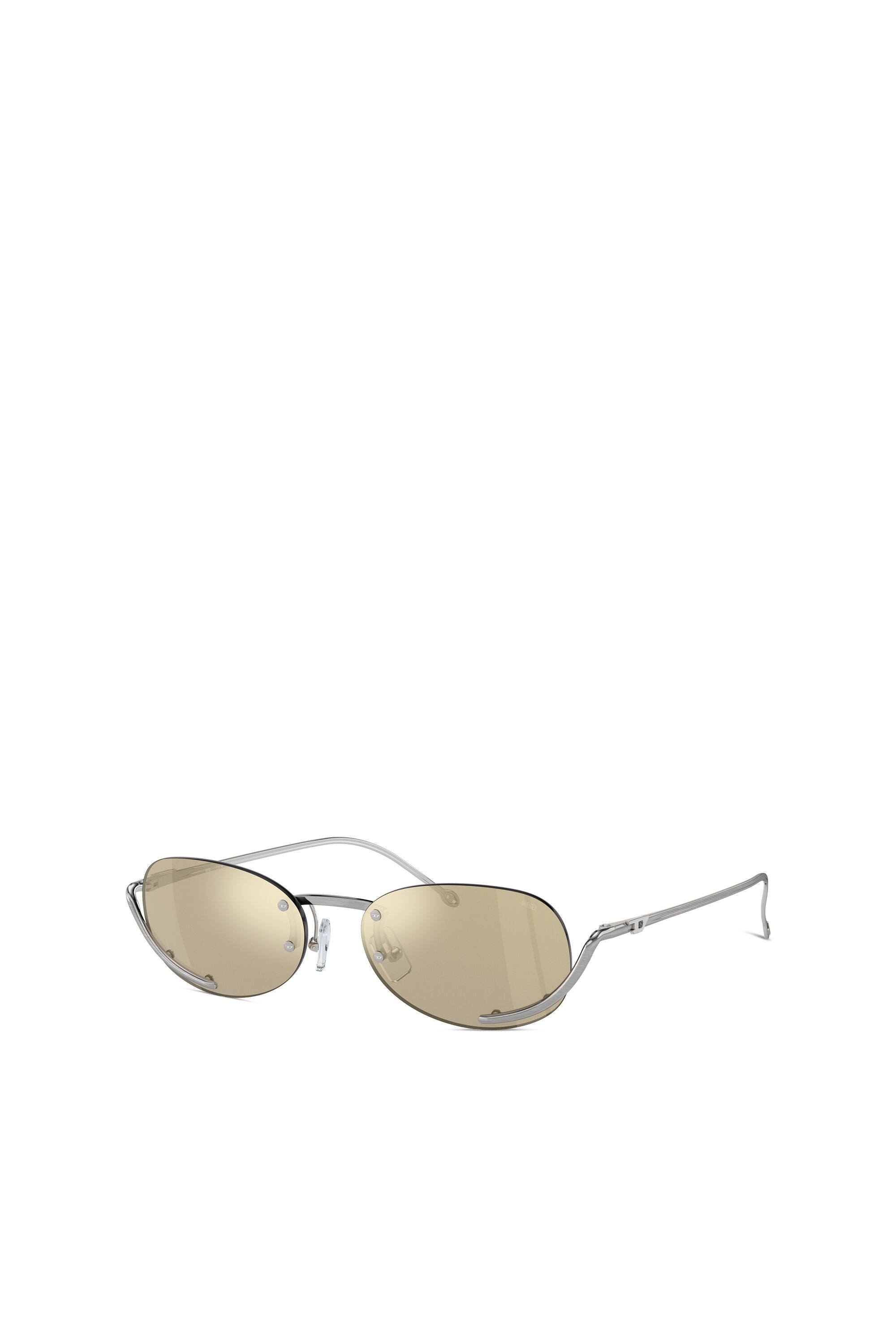 Women's Oval sunglasses | Yellow | Diesel {{Country}}