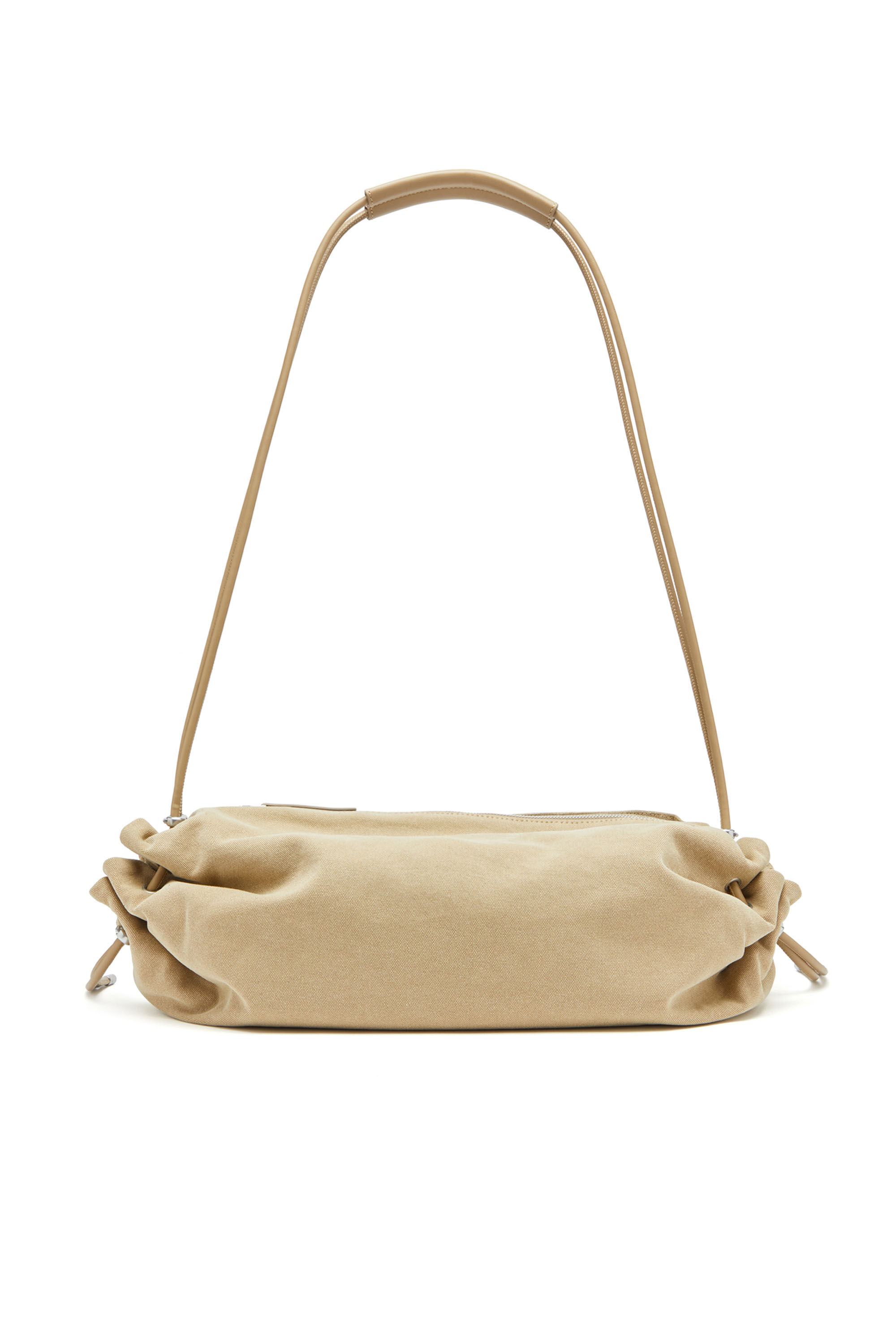 Women's Scrunch-D L-Scrunched duffle bag in treated canvas | Beige