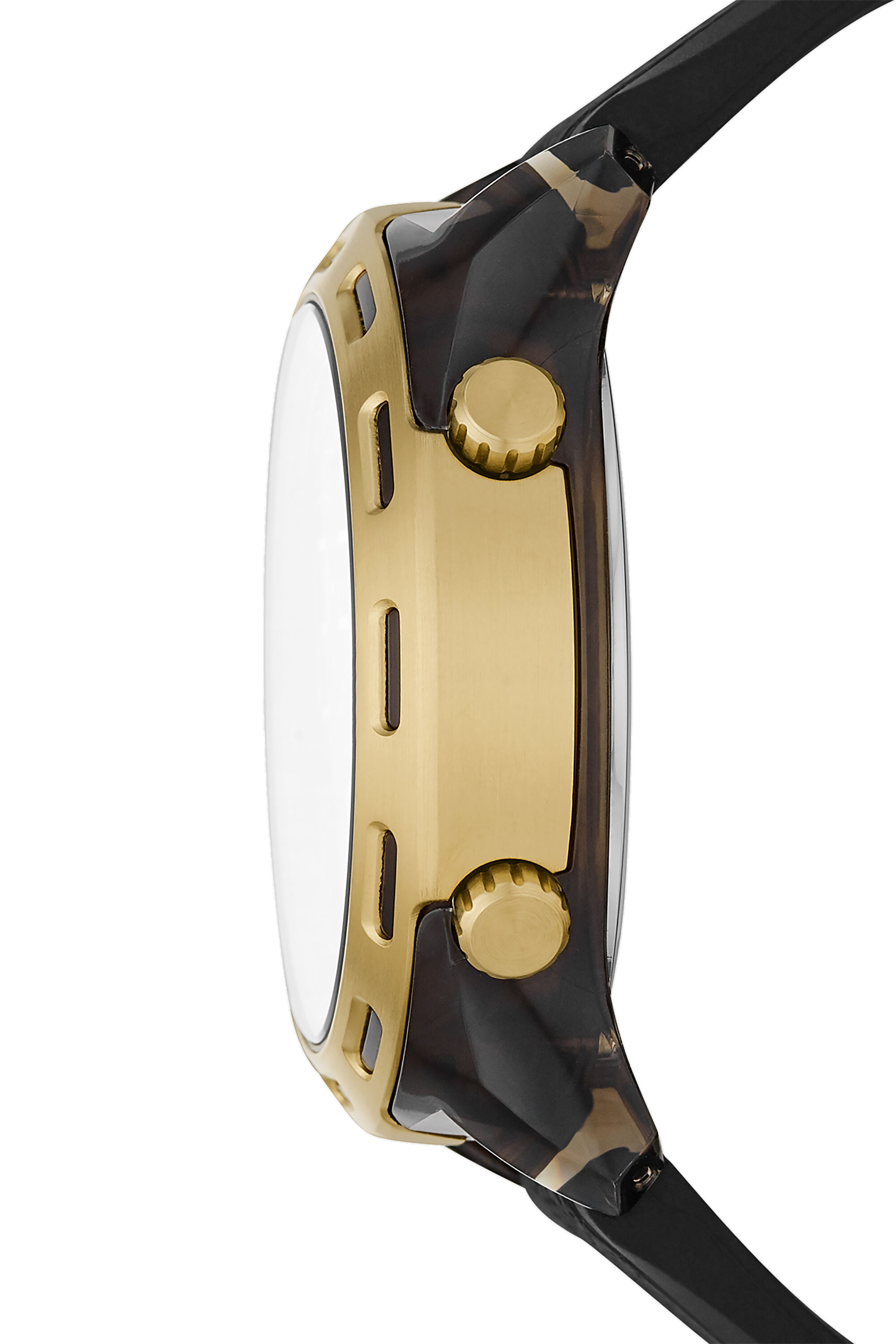 Diesel - DZ1901, Male's Crusher digital black silicone watch in Black - 3