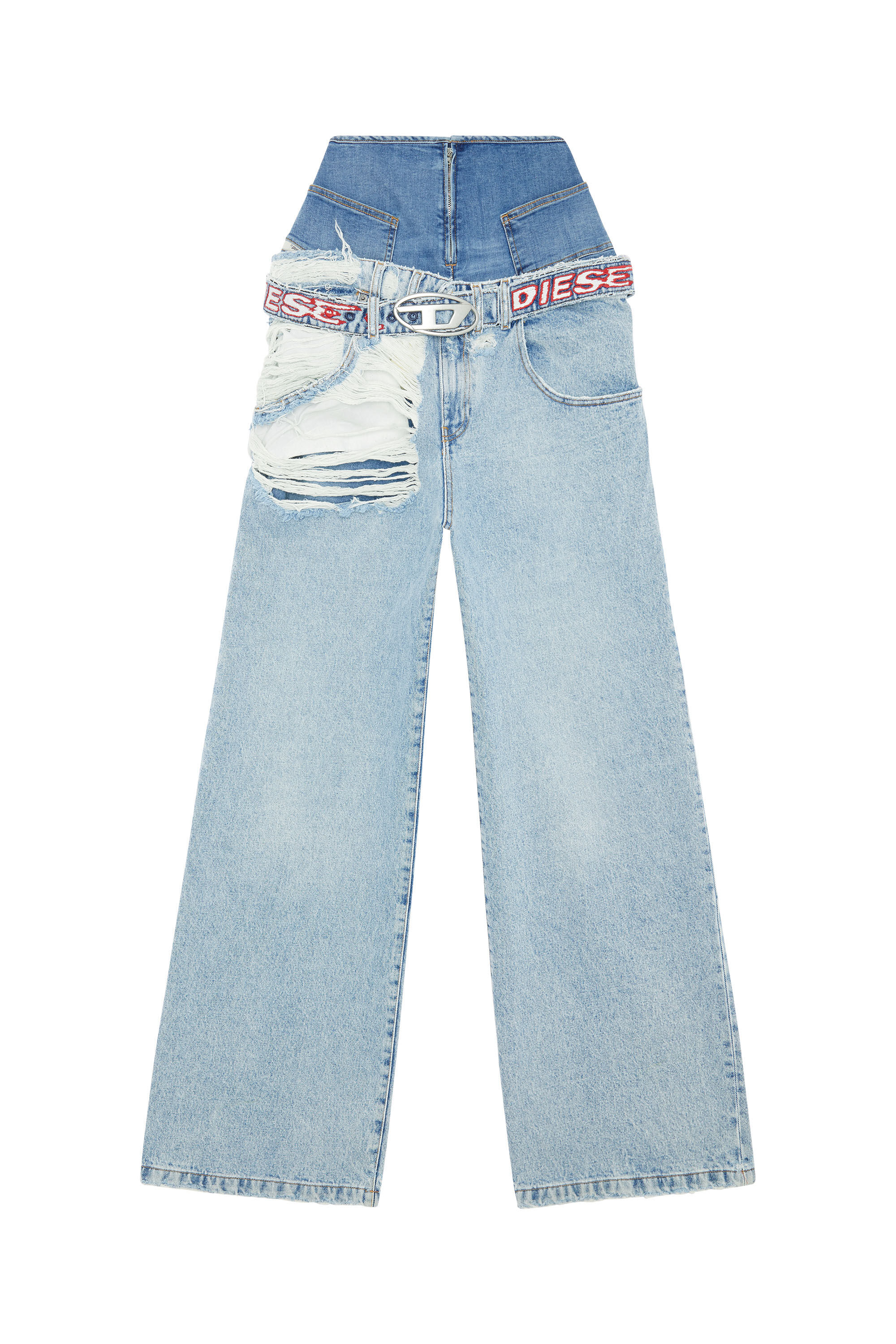 Diesel - Female's Boyfriend Jeans D-Illin 0EMAG, Light Blue - 2