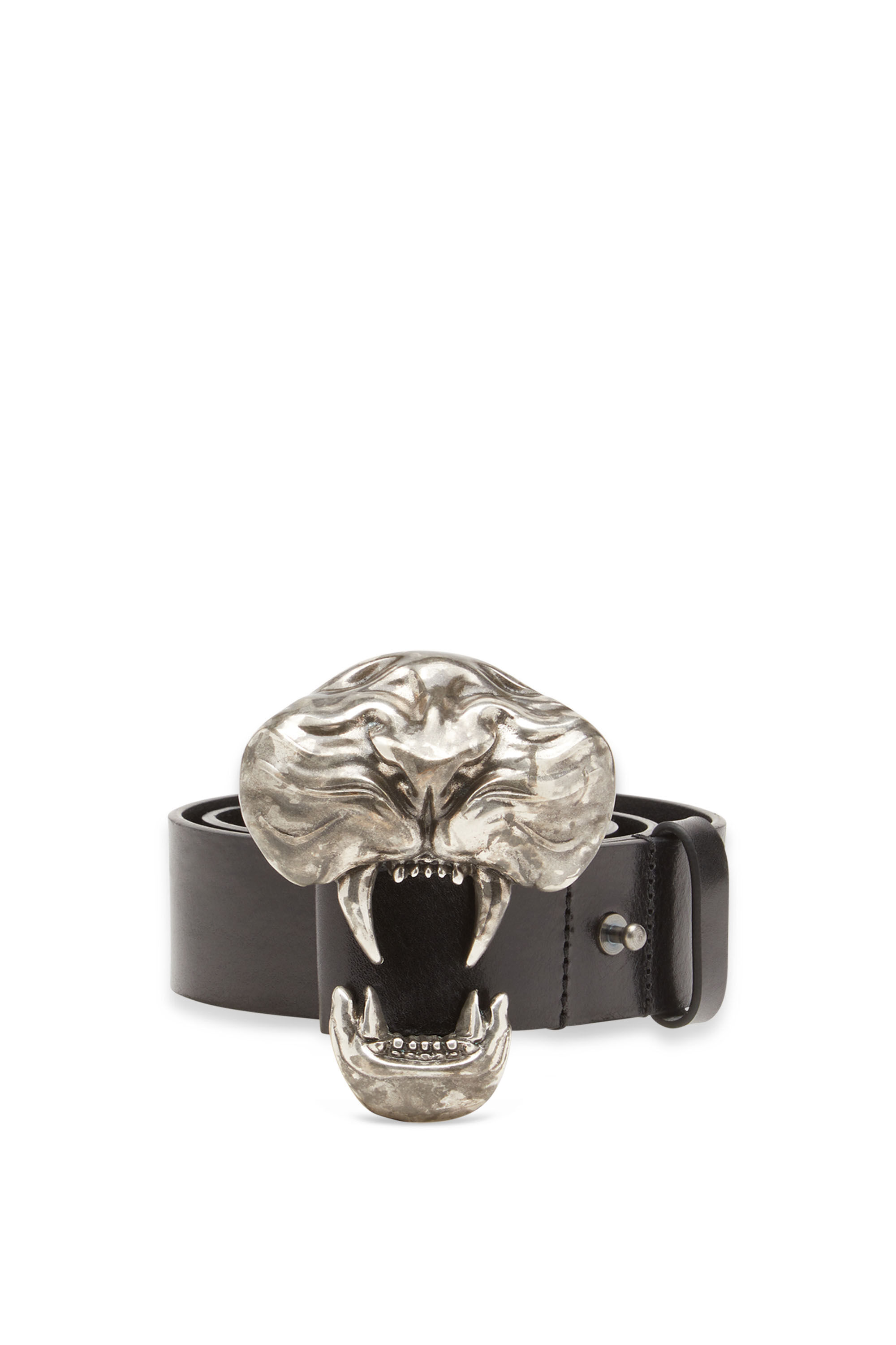 t*t様 DIESEL D buckle belt Diesel Black leather belt with Oval D buckle | TheDoubleF