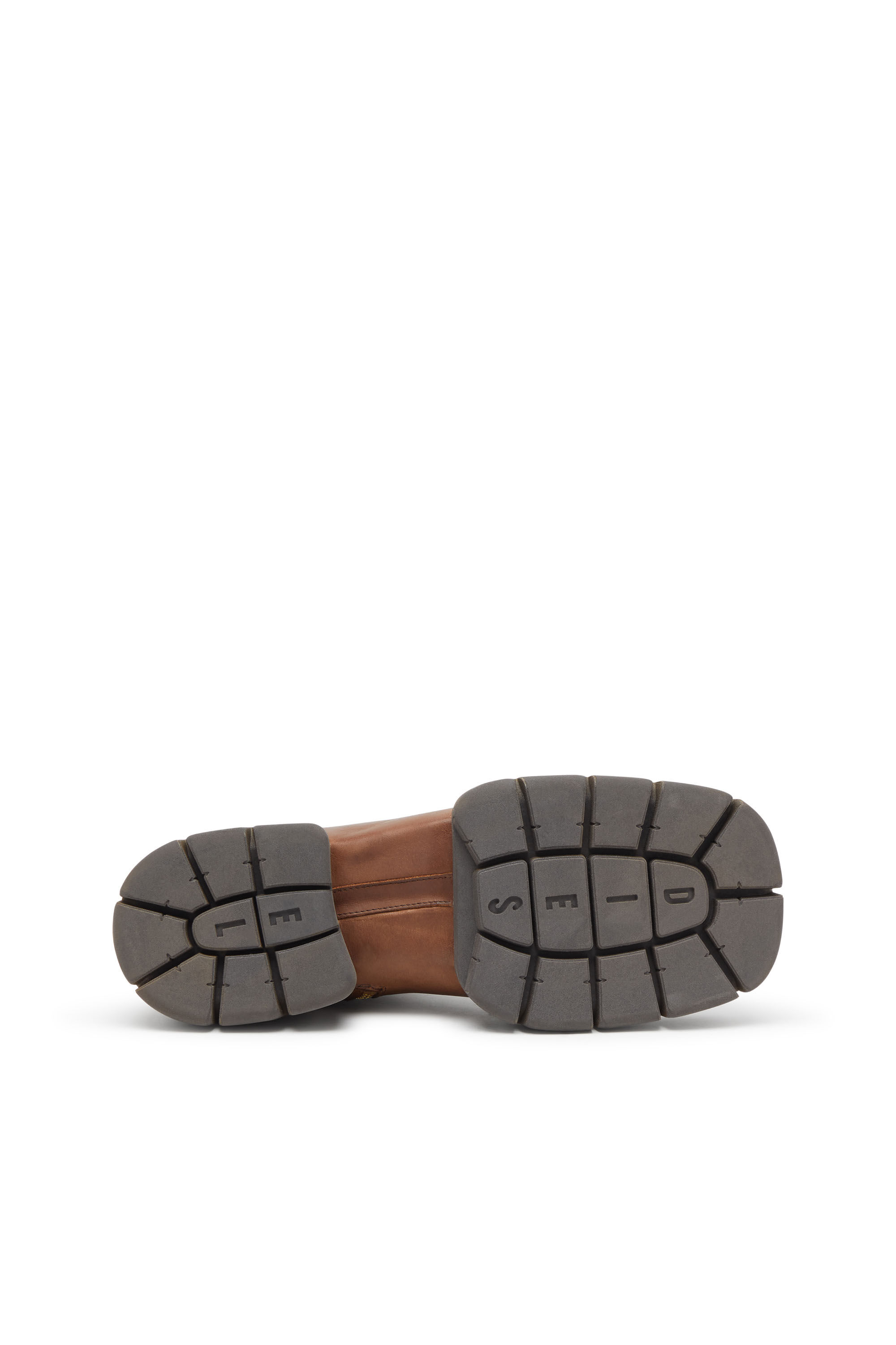 Diesel - D-TEX BT, Male's D-Tex-Oiled leather ankle boots with split sole in Brown - 5