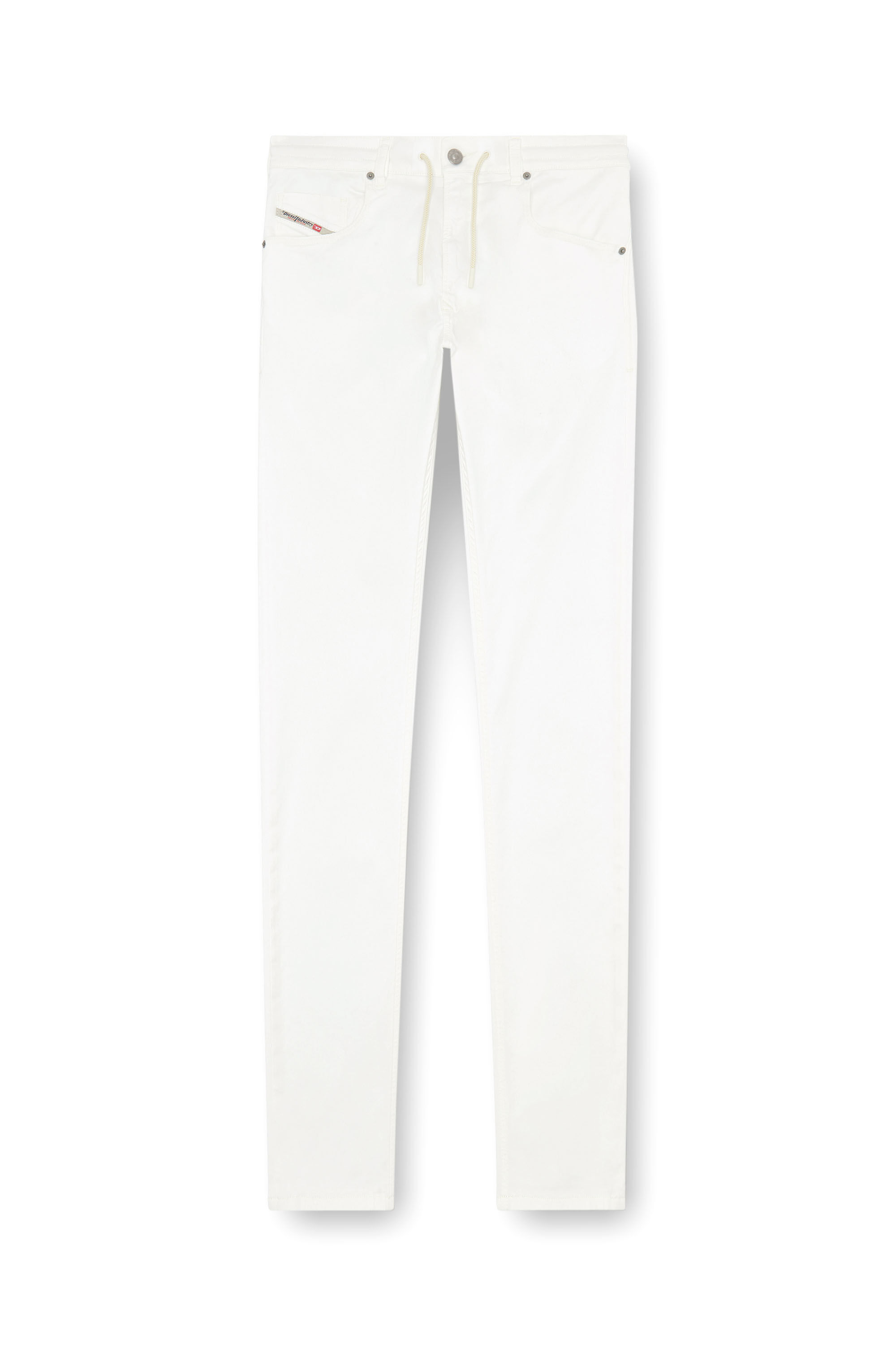 Men's Regular Jeans | White | Diesel 2032 D-Krooley Joggjeans®