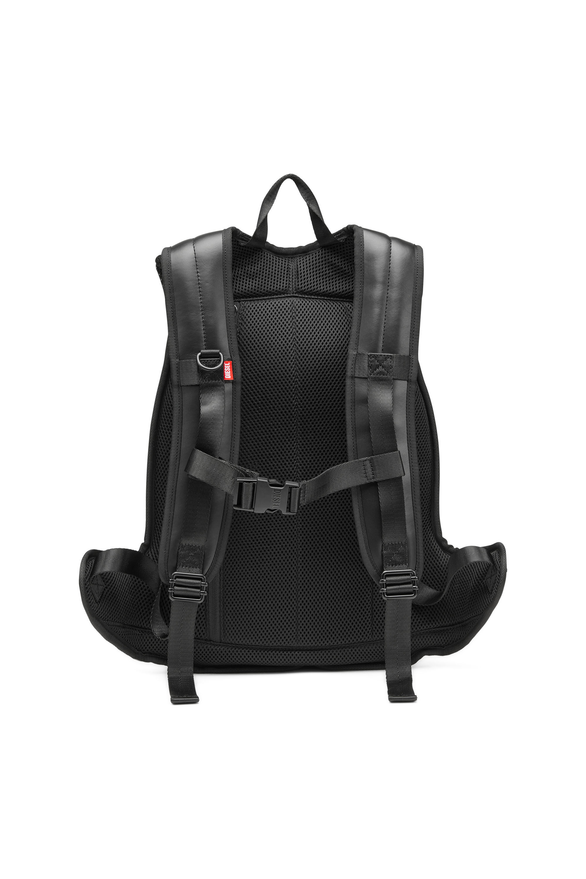 Diesel - 1DR-POD BACKPACK, Male's 1DR-Pod Backpack - Hard shell leather backpack in Black - 3