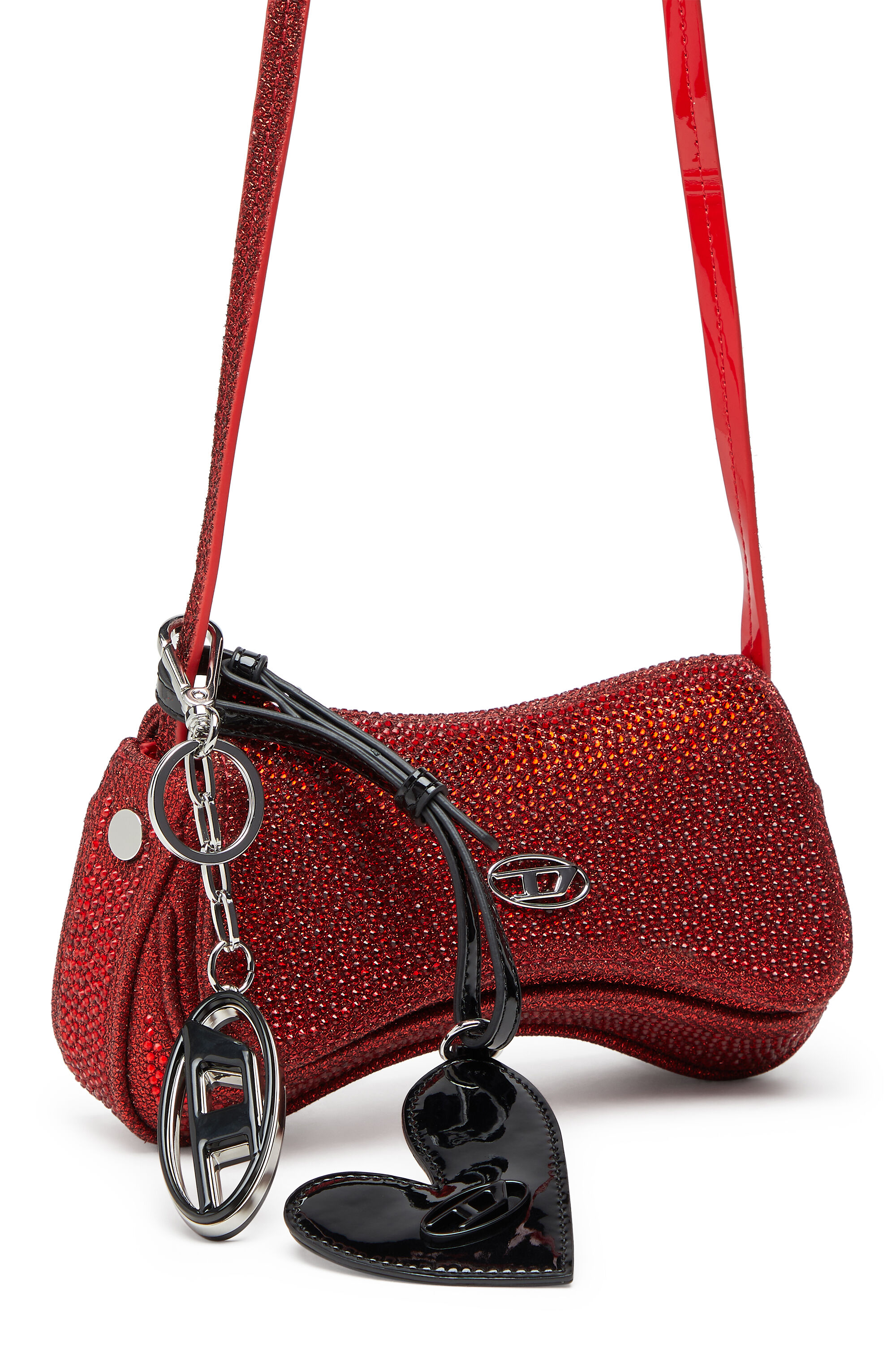 Diesel - PLAY MIRROR, Colgante en forma de espejo con acabado brillante Mujer in Negro - 4