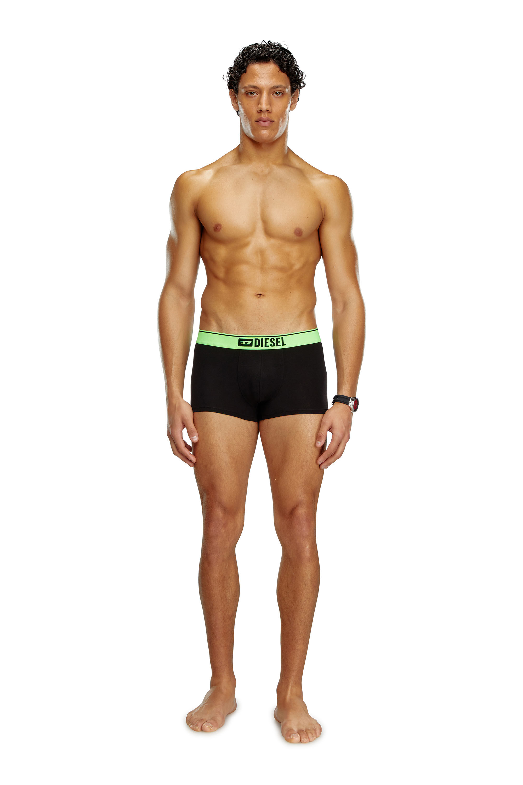 Diesel - UMBX-DAMIENTHREEPACK, Lot de trois boxers avec taille pop Homme in Polychrome - 2