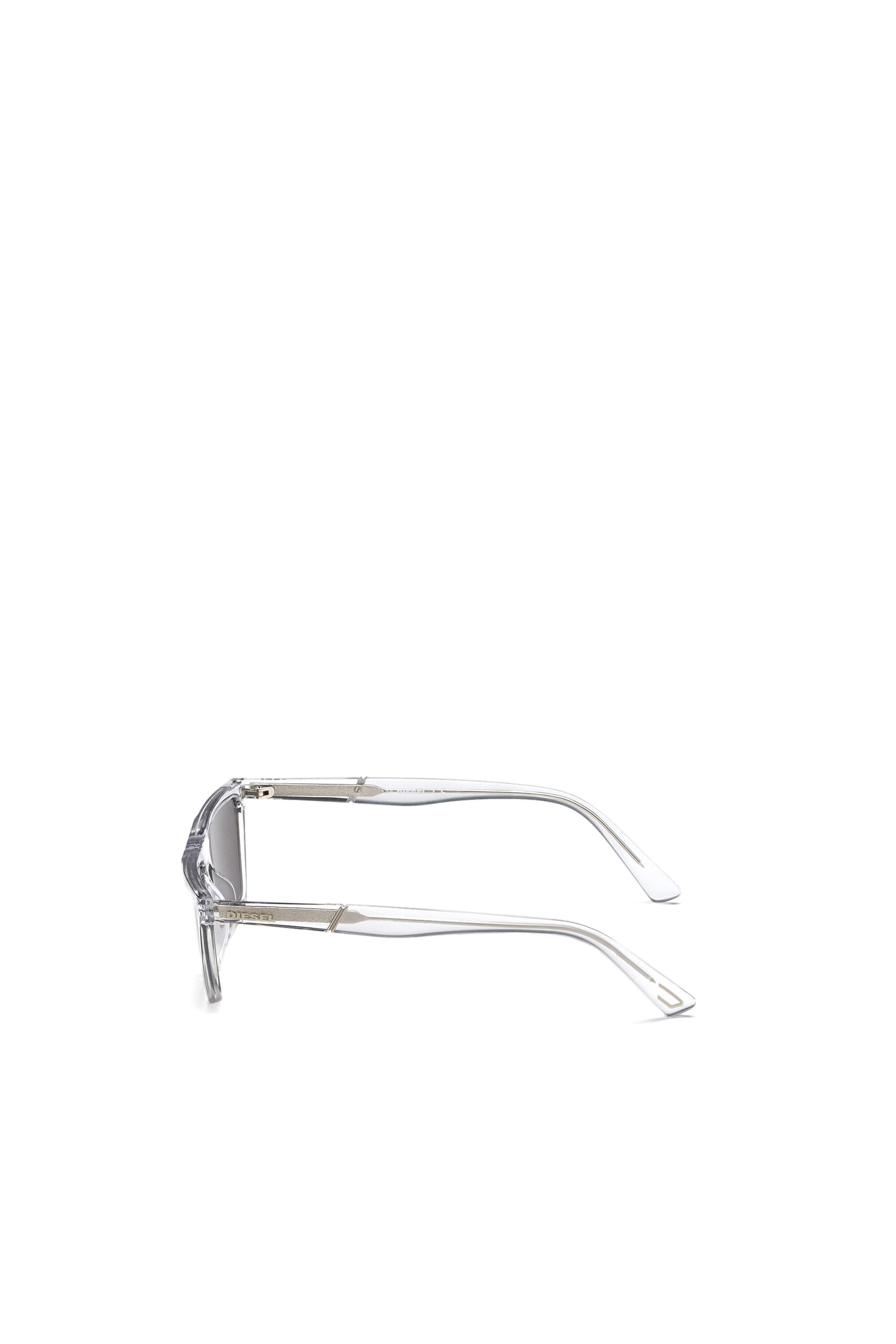 Diesel - DL0304, Unisex's Sunglasses in acetate in White - 4