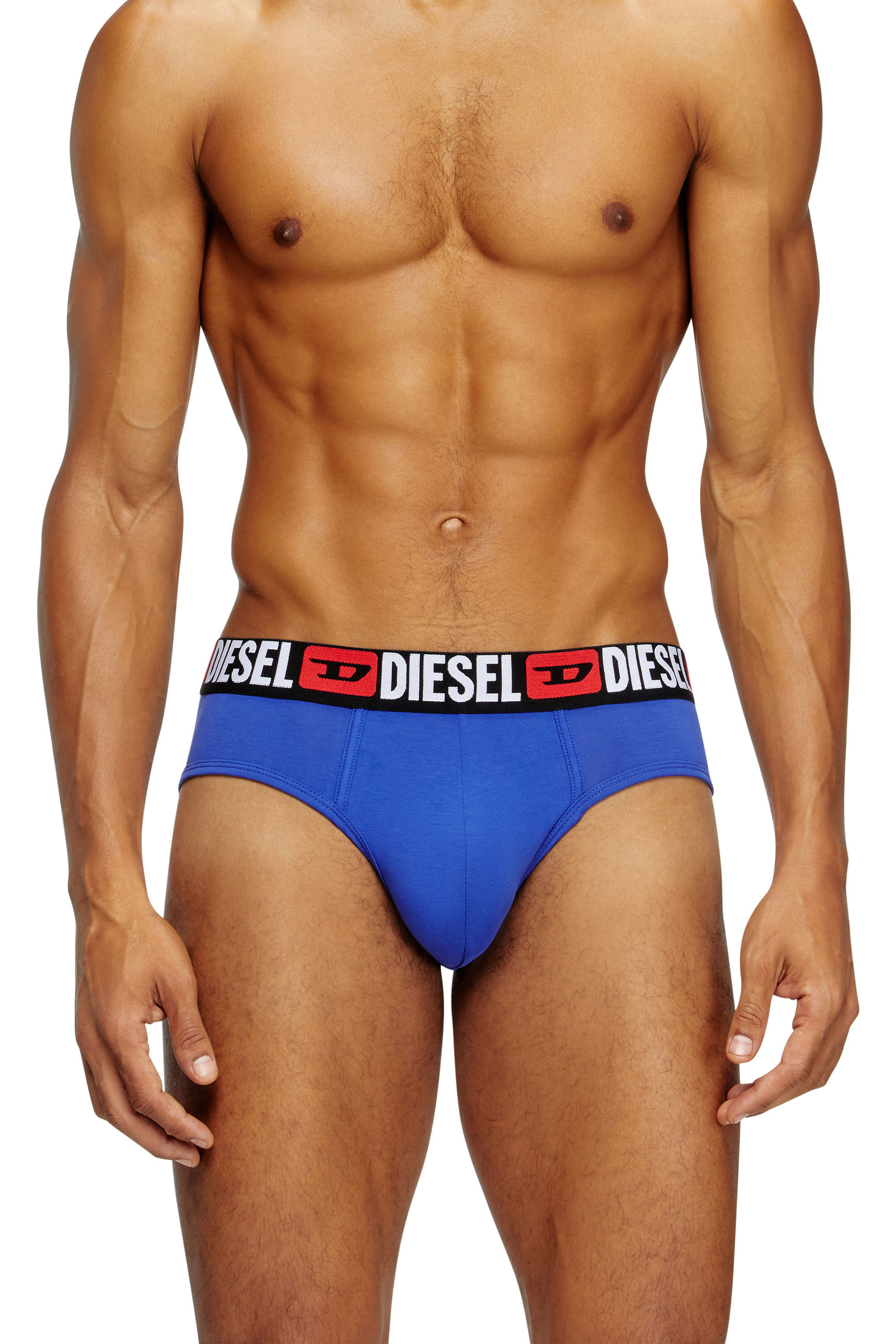 Diesel - UMBR-ANDRETHREEPACK, Lot de trois slips unis Homme in Polychrome - 3