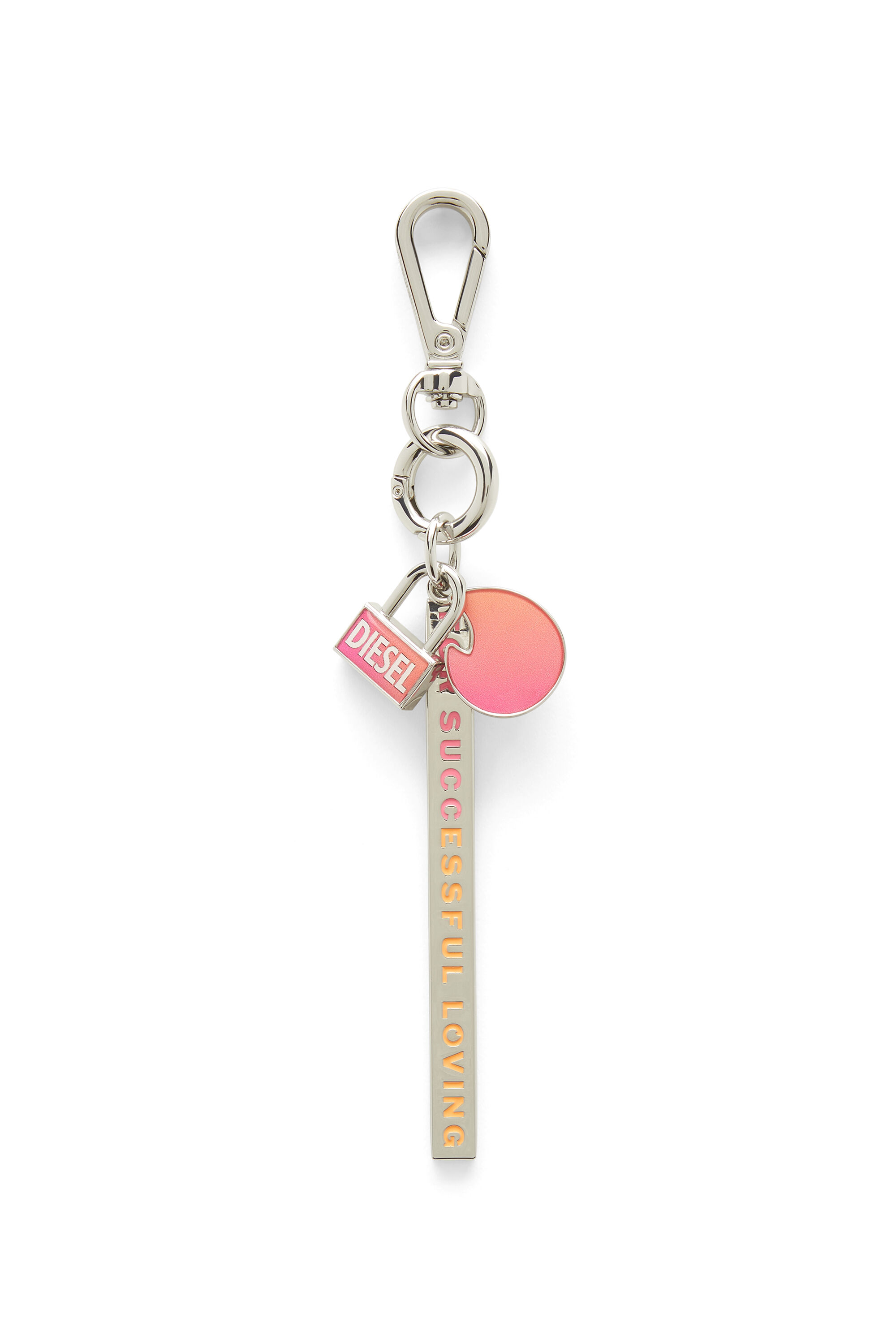Women's Degradé metal keyring | Silver | Diesel