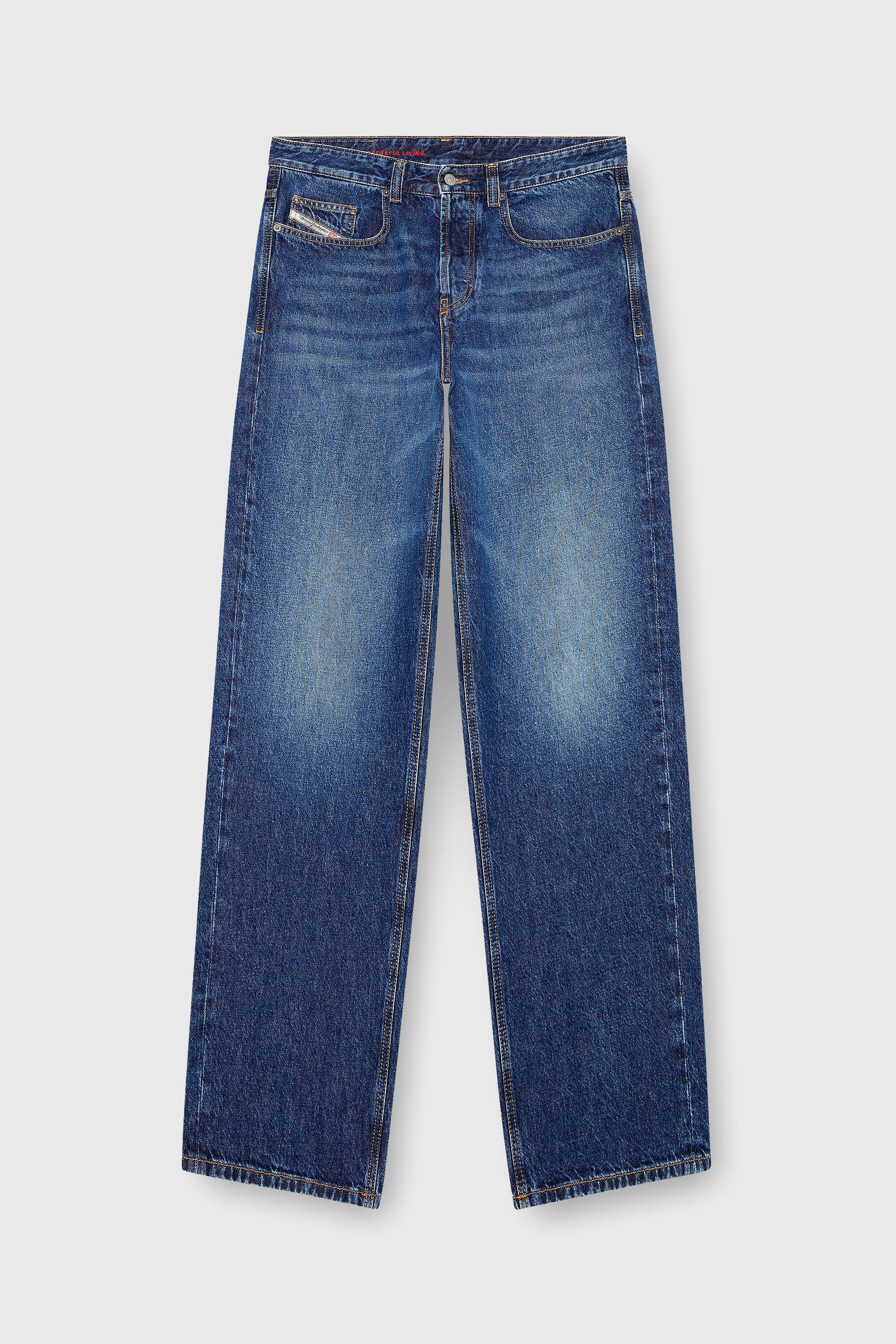 Diesel - Man's Relaxed Jeans 2001 D-Macro 09I27, Medium blue - 5