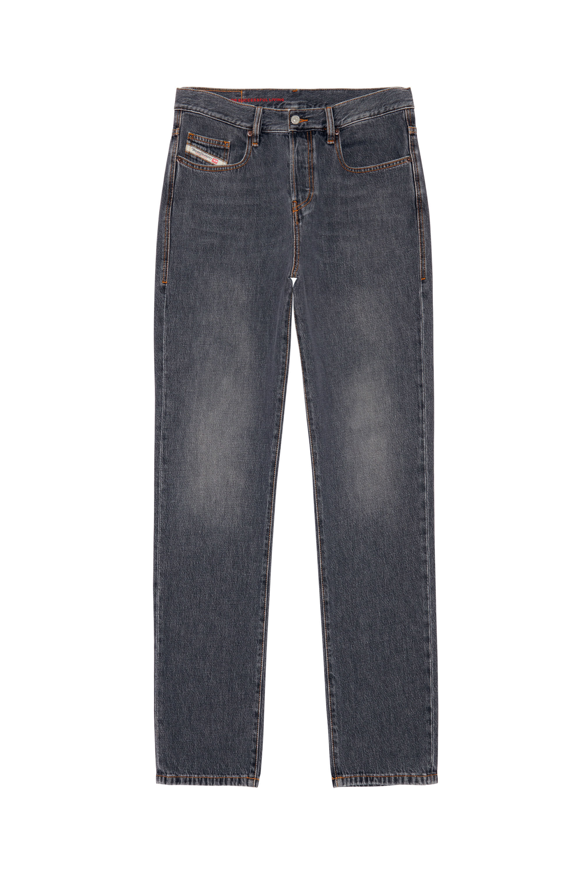 Diesel - Male's Straight Jeans 2020 D-Viker 09B88, Black/Dark Grey - 2