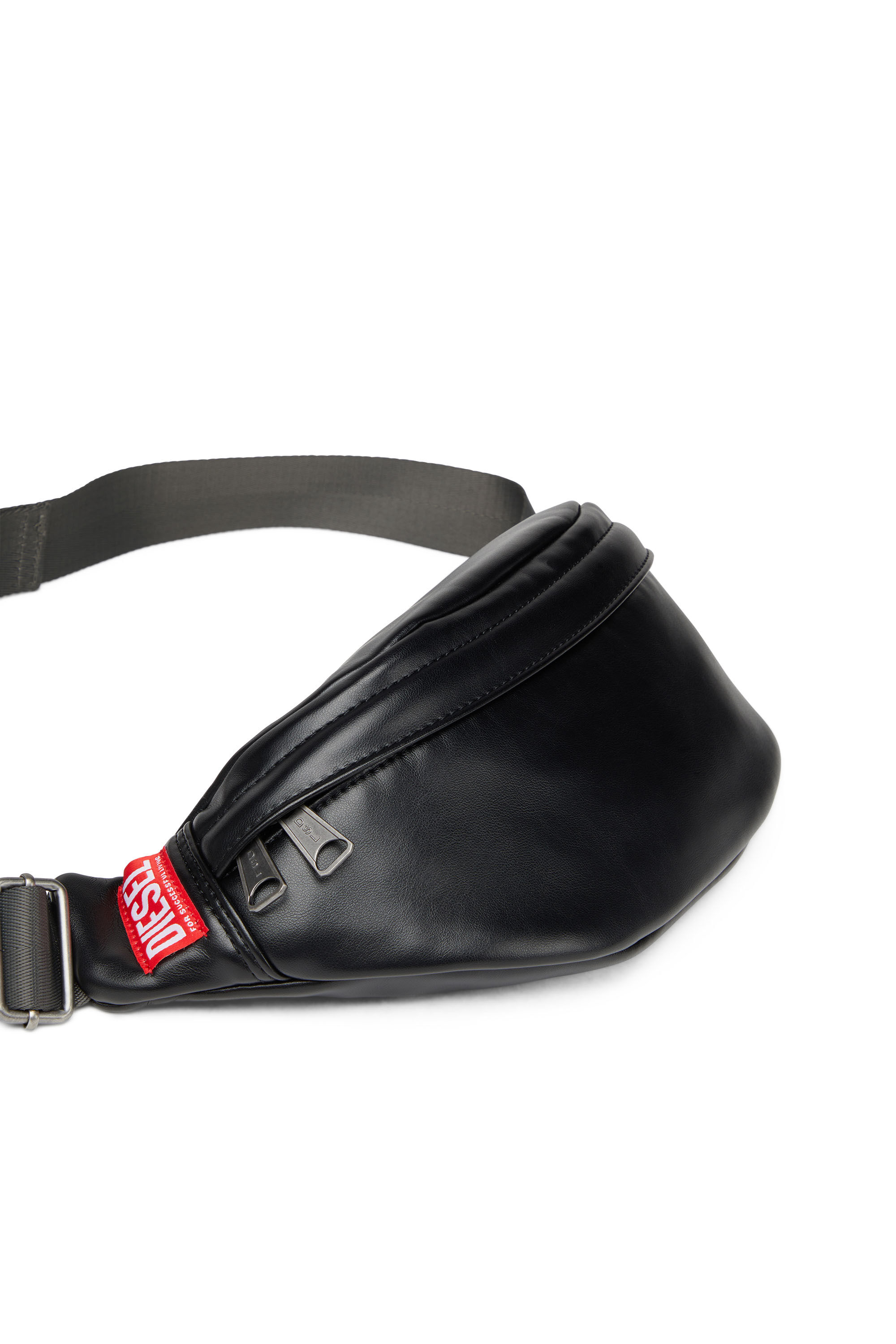 Diesel - RAVE BELTBAG, Male's Rave Beltbag - Belt bag in recycled materials in Black - 5