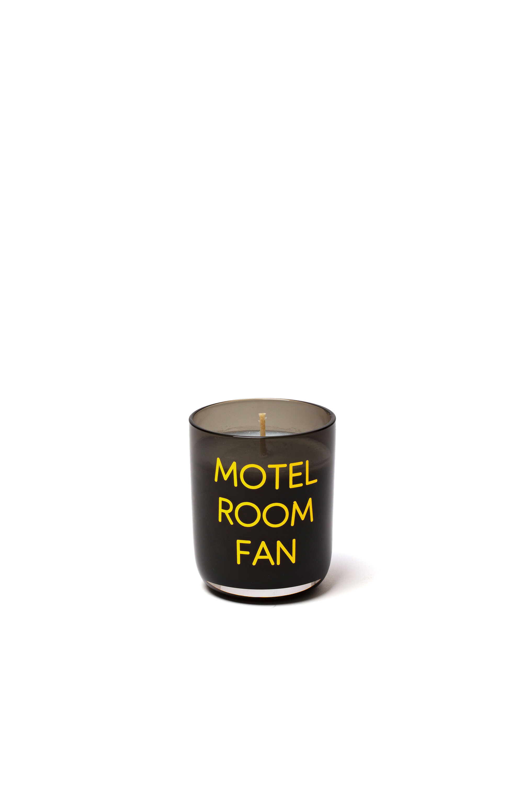 Diesel - 11171 HOME SCENTS, Bougie dans un bougeoir en verre "memories-motel room fan" Mixte in Noir - 1