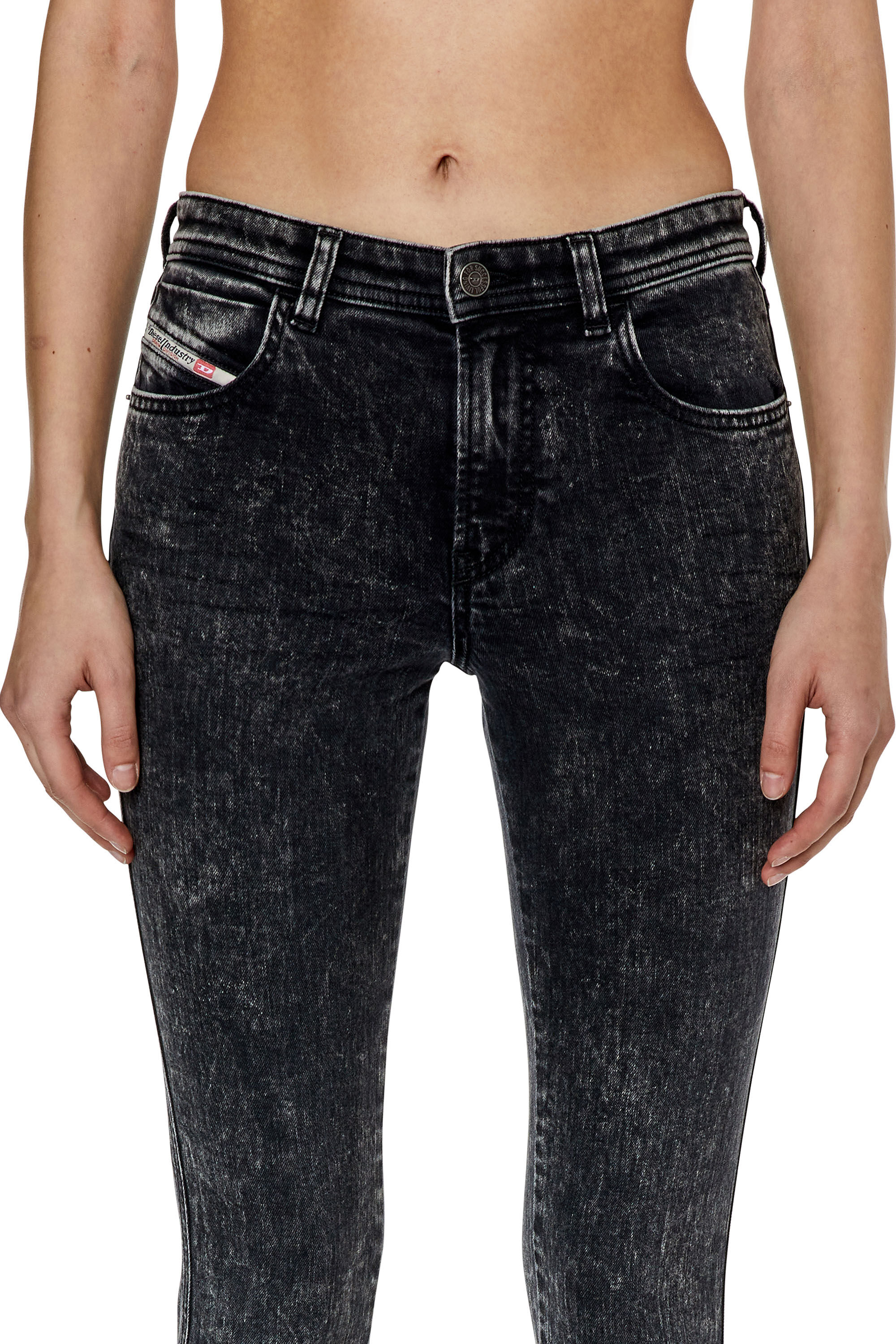 Diesel - Female's Skinny Jeans 2015 Babhila 0ENAN, Black/Dark Grey - 4