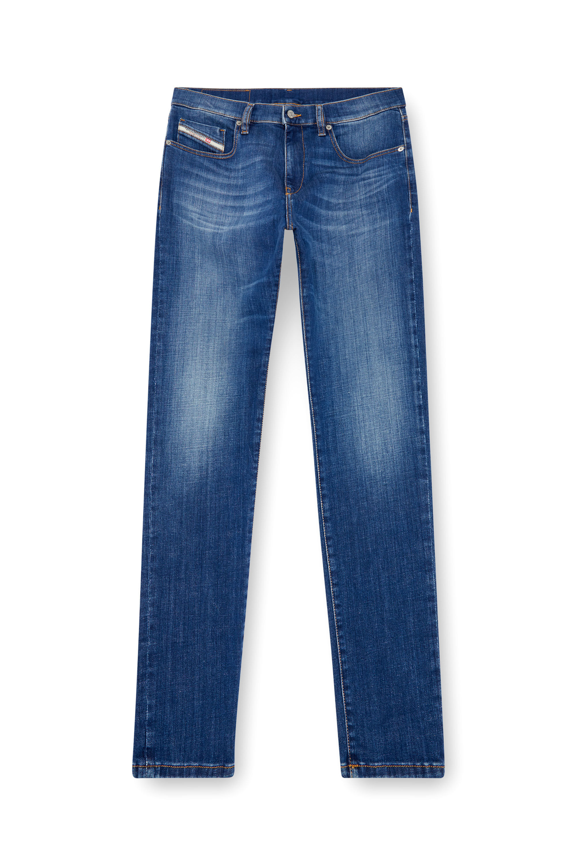 Diesel - Slim Jeans 2019 D-Strukt 09K04 Homme, Bleu moyen - Image 2