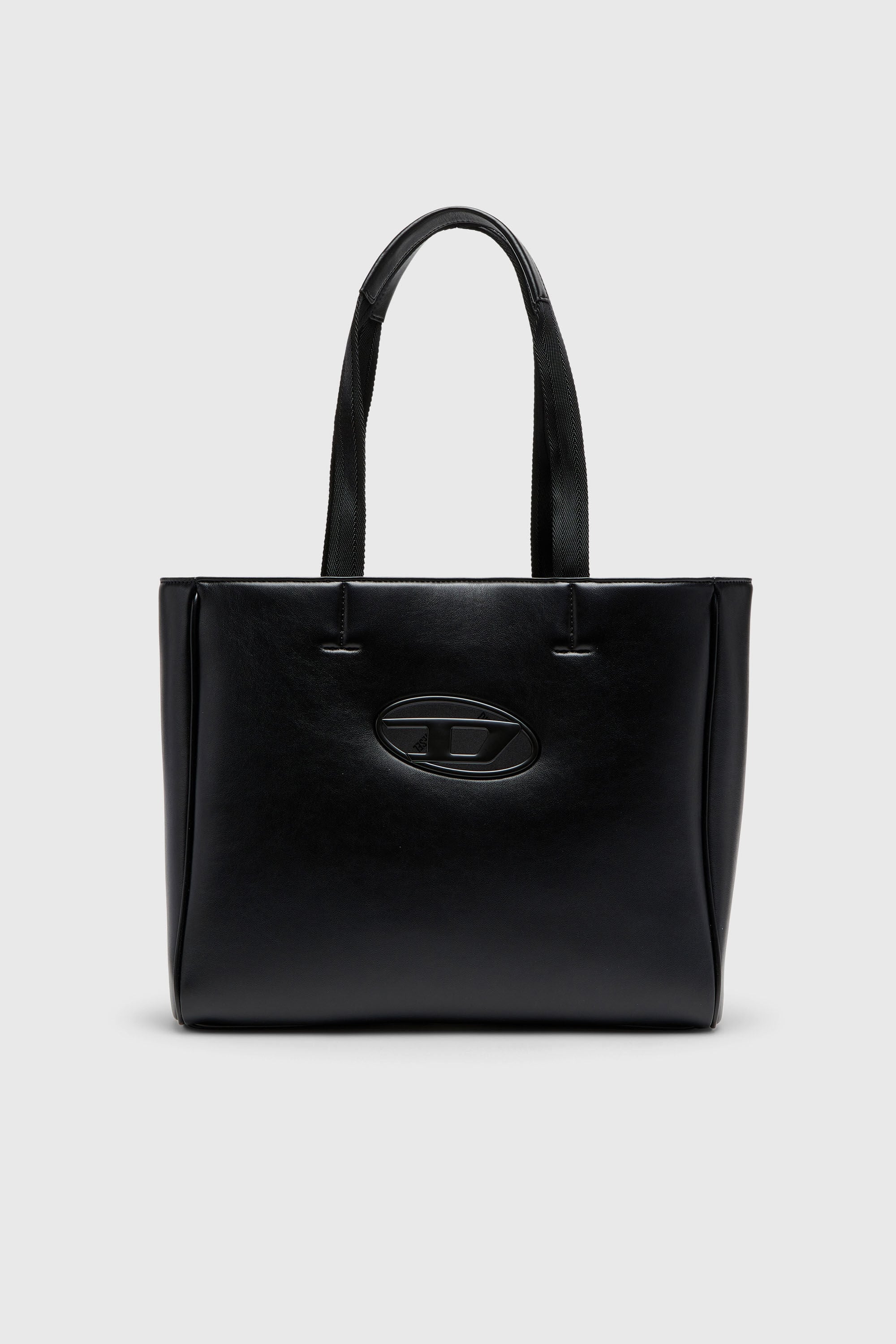 Women's Holi-D-Square shopper in bonded neoprene | Black | Diesel