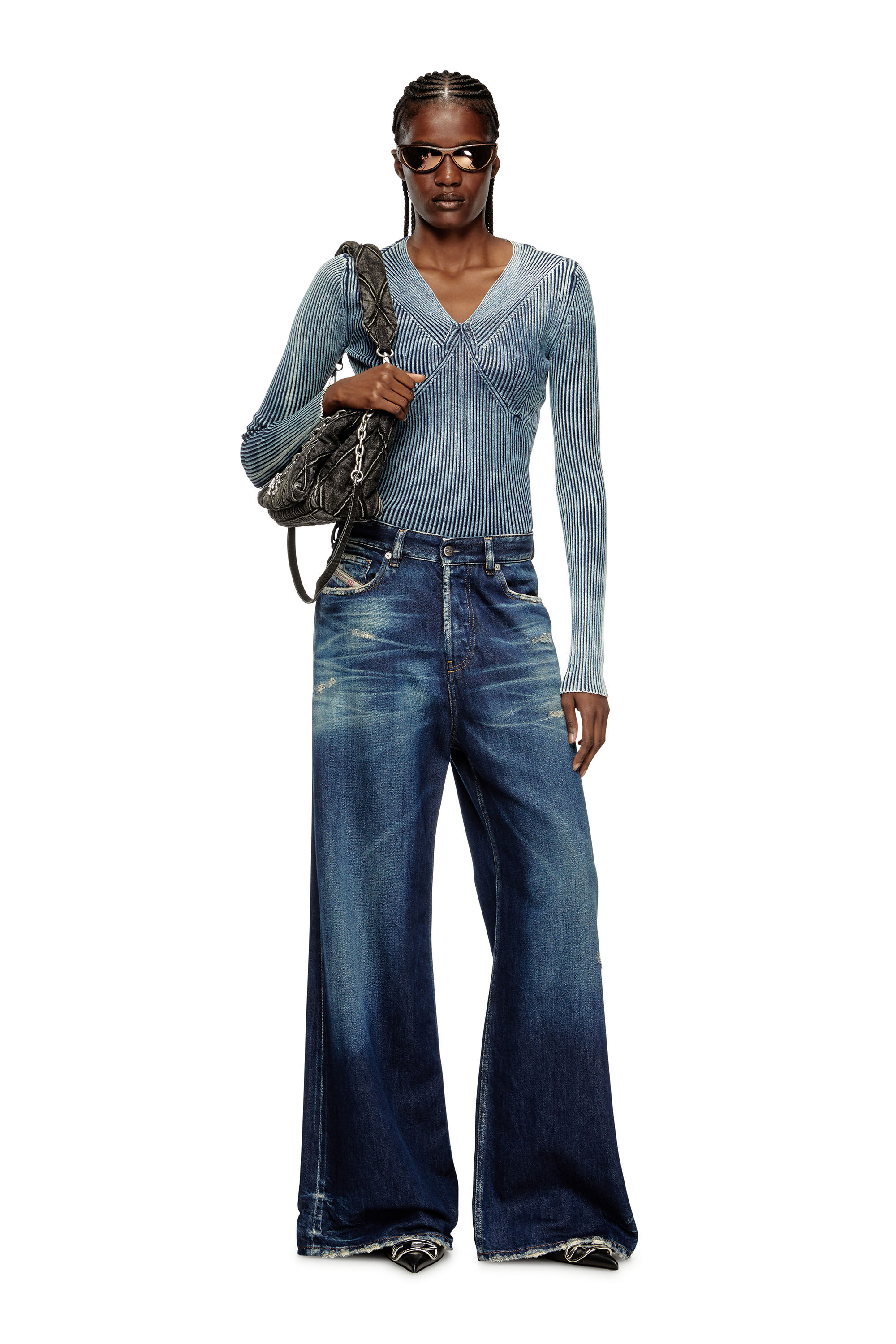 パンツ Relaxed Jeans 1996 D-Sire 0982 Women's Relaxed Jeans | Dark Blue | Diesel 1996 D-Sire